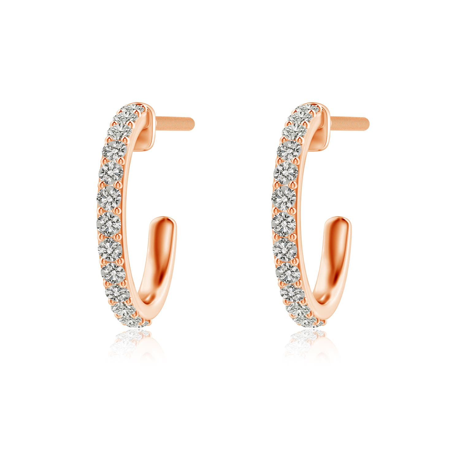 K, I3 / 0.21 CT / 14 KT Rose Gold