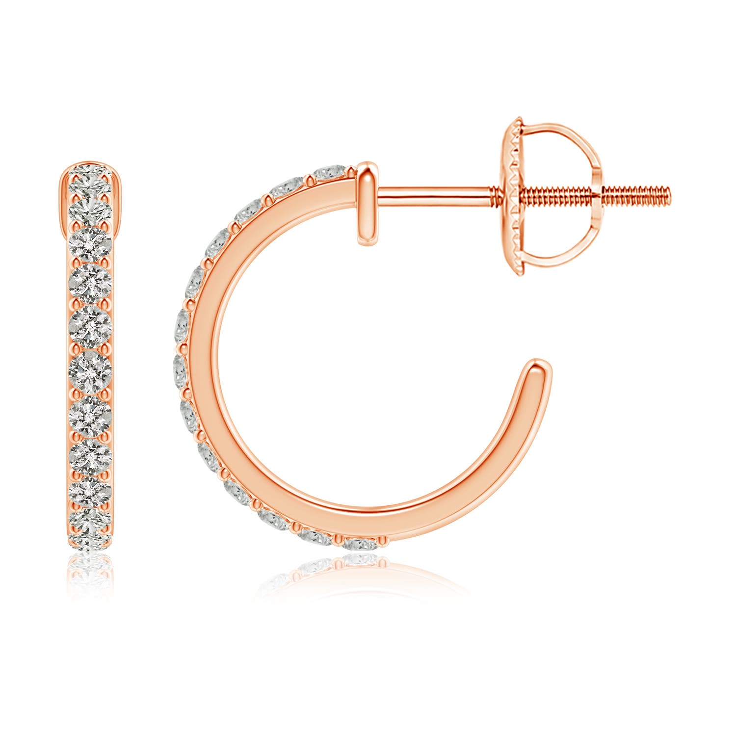 K, I3 / 0.26 CT / 14 KT Rose Gold