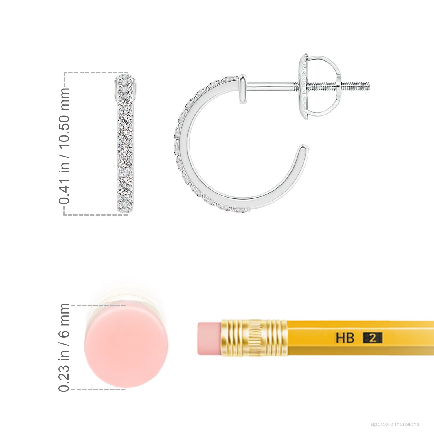 I-J, I1-I2 / 0.16 CT / 14 KT White Gold