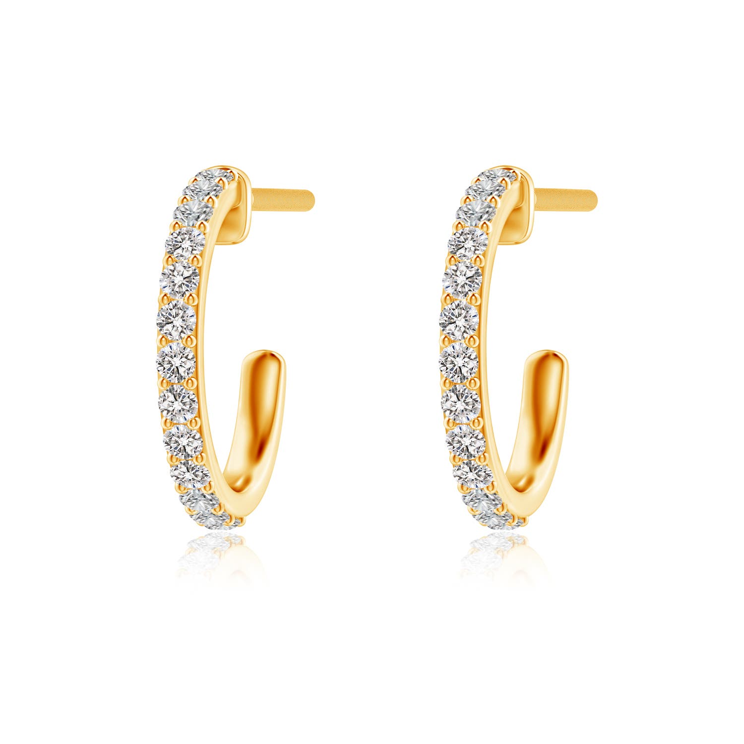 I-J, I1-I2 / 0.21 CT / 14 KT Yellow Gold