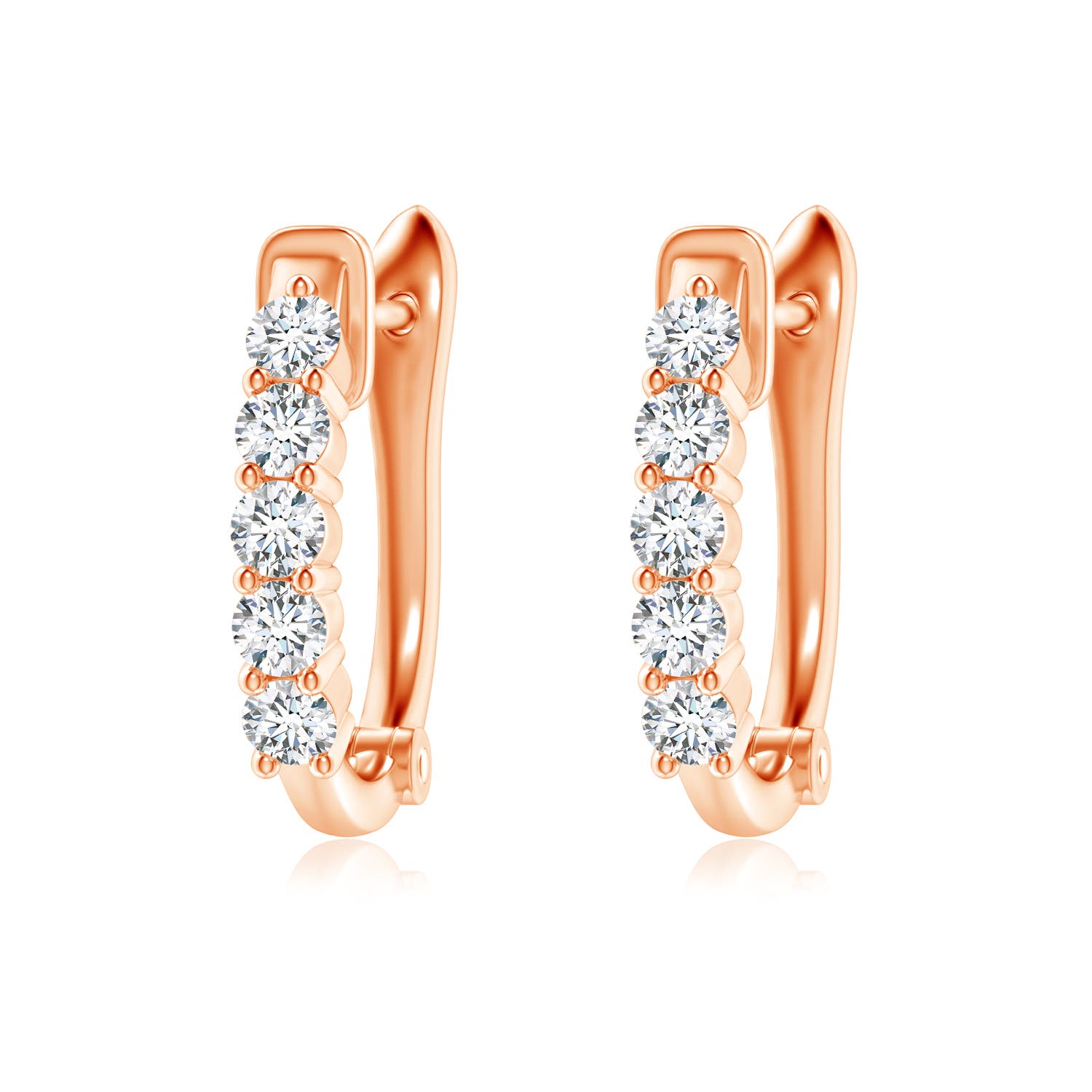 G, VS2 / 0.52 CT / 14 KT Rose Gold