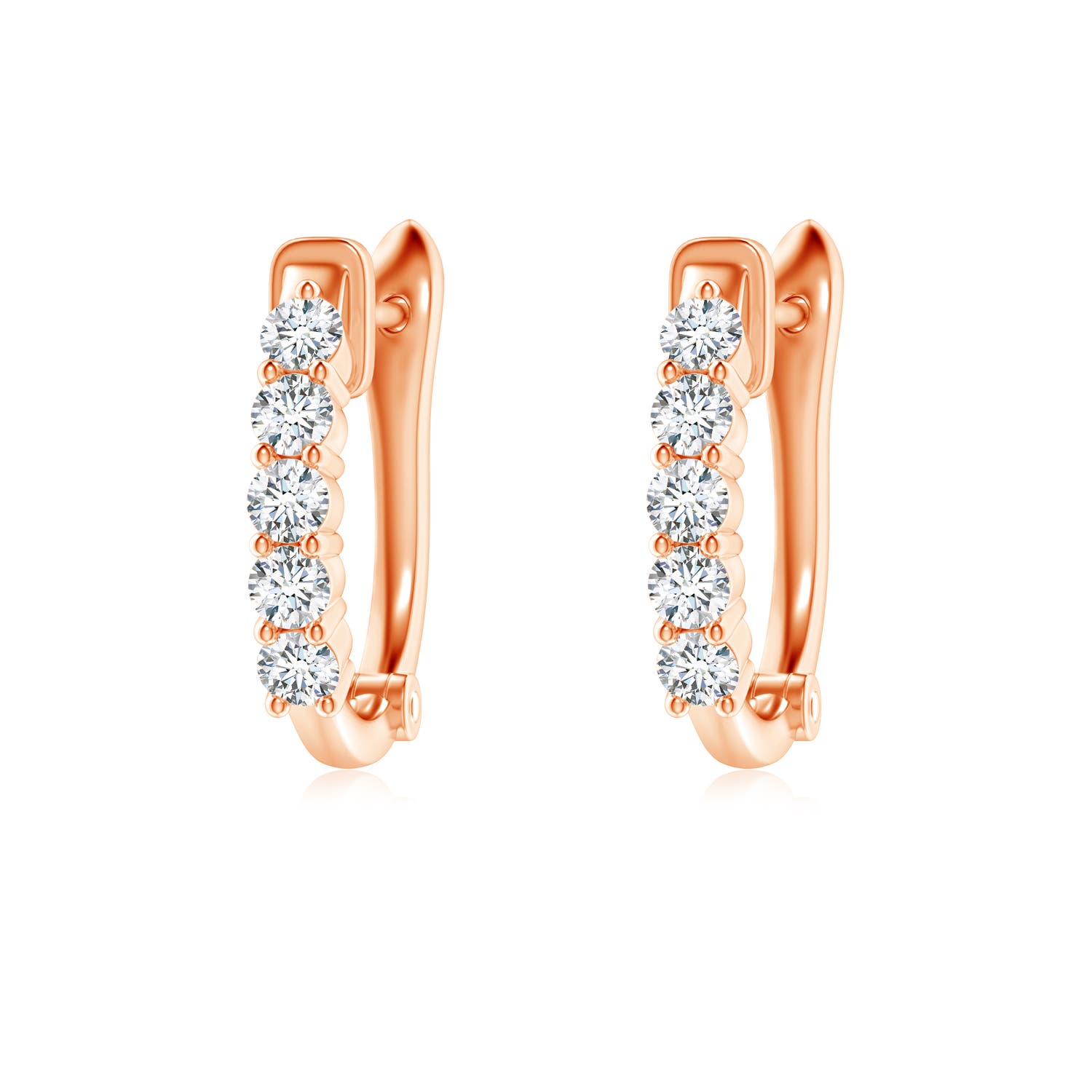 G, VS2 / 0.35 CT / 14 KT Rose Gold