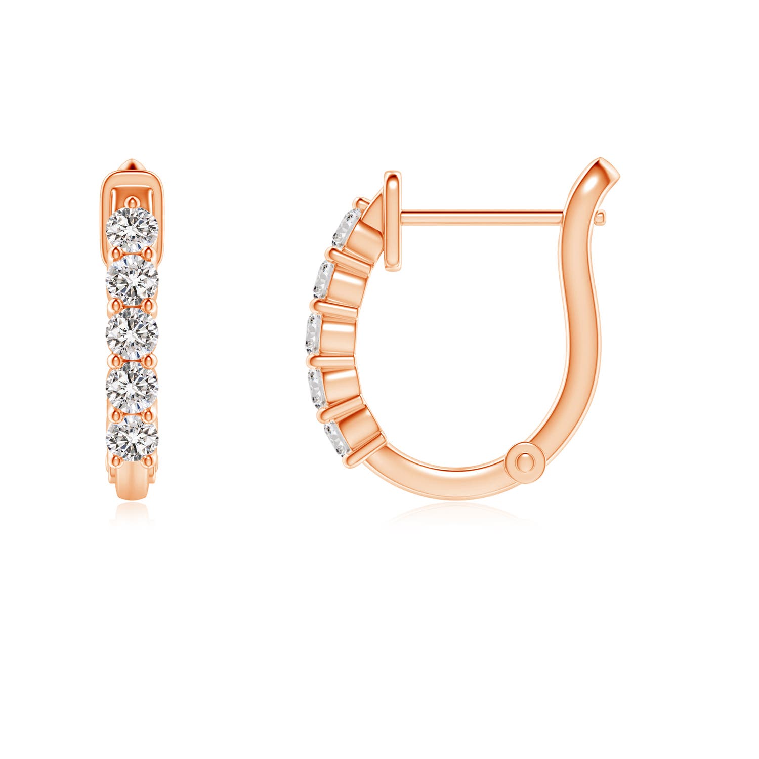 I-J, I1-I2 / 0.25 CT / 14 KT Rose Gold