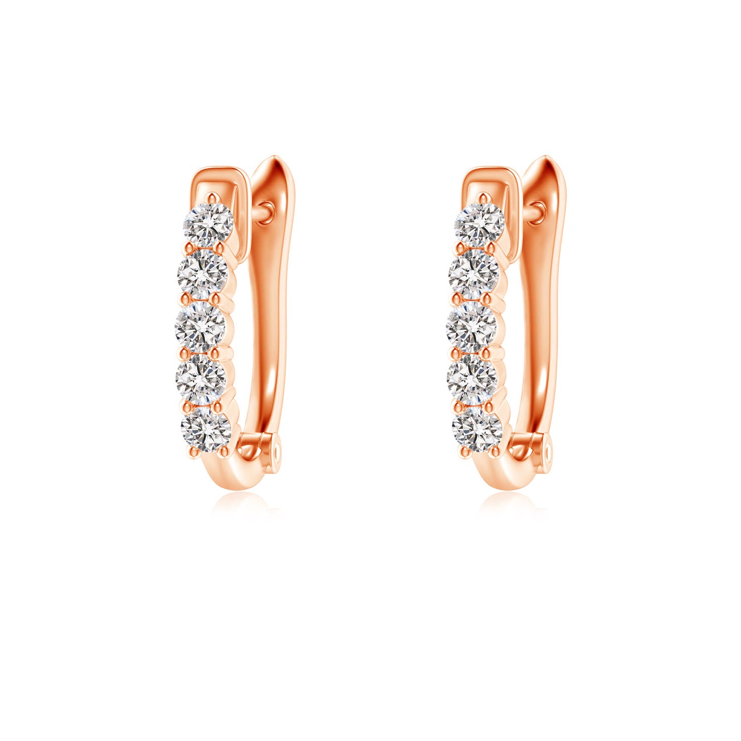 I-J, I1-I2 / 0.25 CT / 14 KT Rose Gold