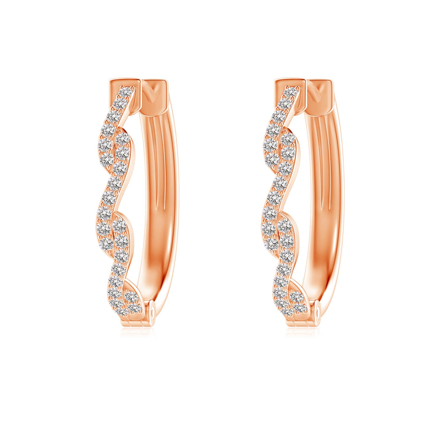 I-J, I1-I2 / 0.34 CT / 14 KT Rose Gold