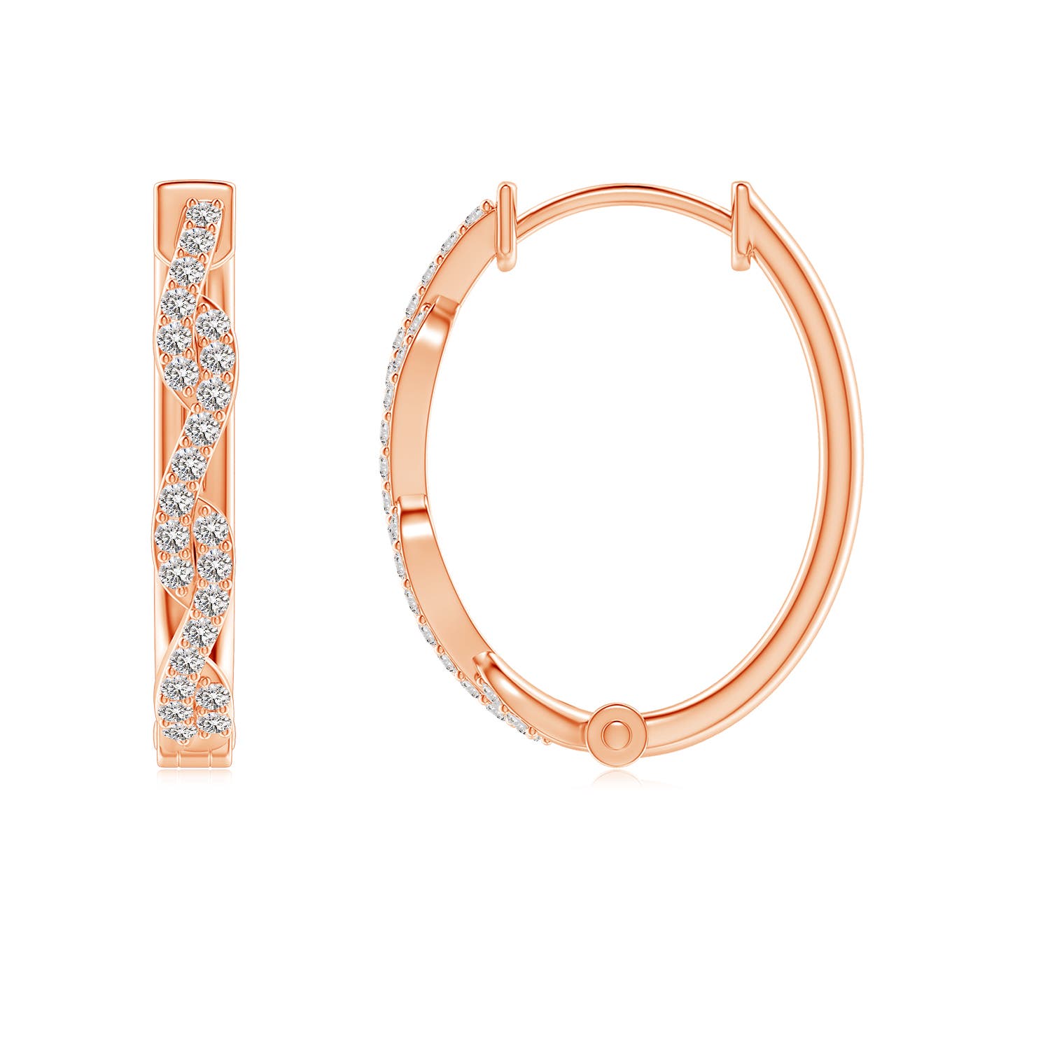 I-J, I1-I2 / 0.34 CT / 14 KT Rose Gold