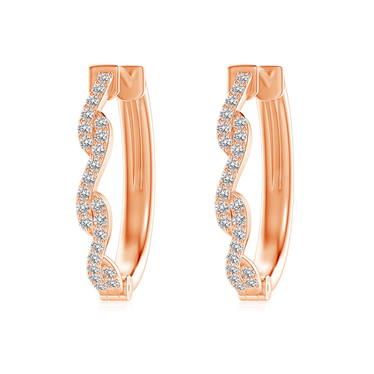 I-J, I1-I2 / 0.48 CT / 14 KT Rose Gold