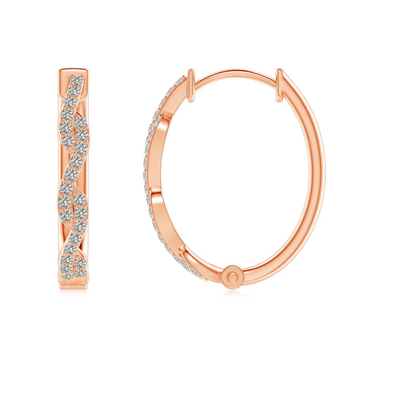 K, I3 / 0.34 CT / 14 KT Rose Gold