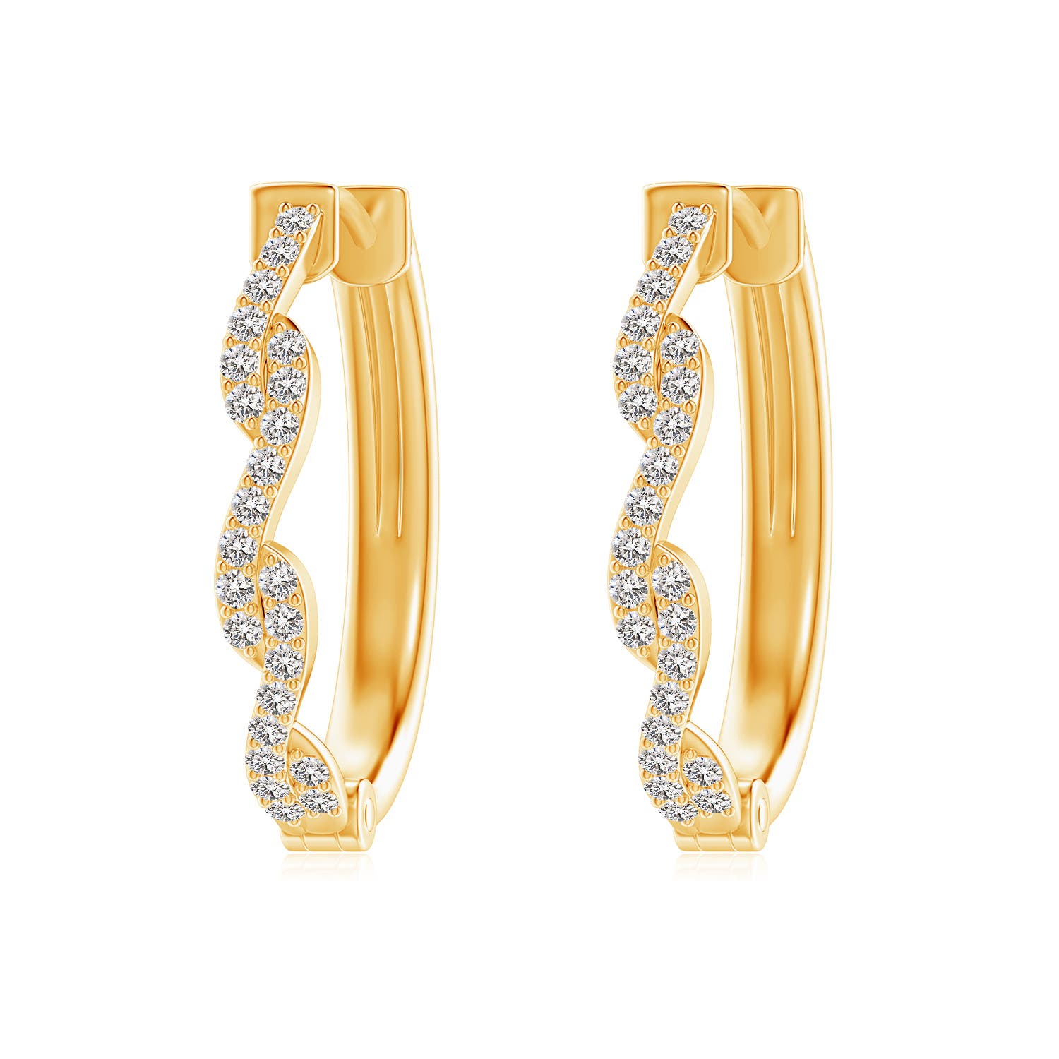 I-J, I1-I2 / 0.48 CT / 14 KT Yellow Gold