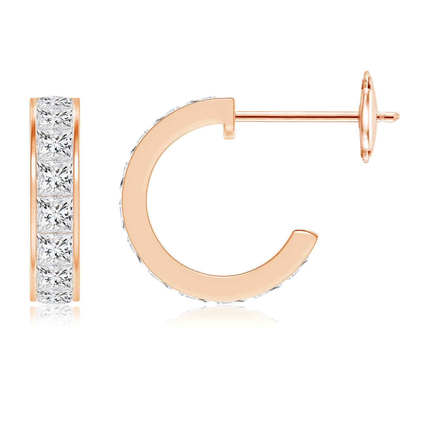 H, SI2 / 1.1 CT / 14 KT Rose Gold