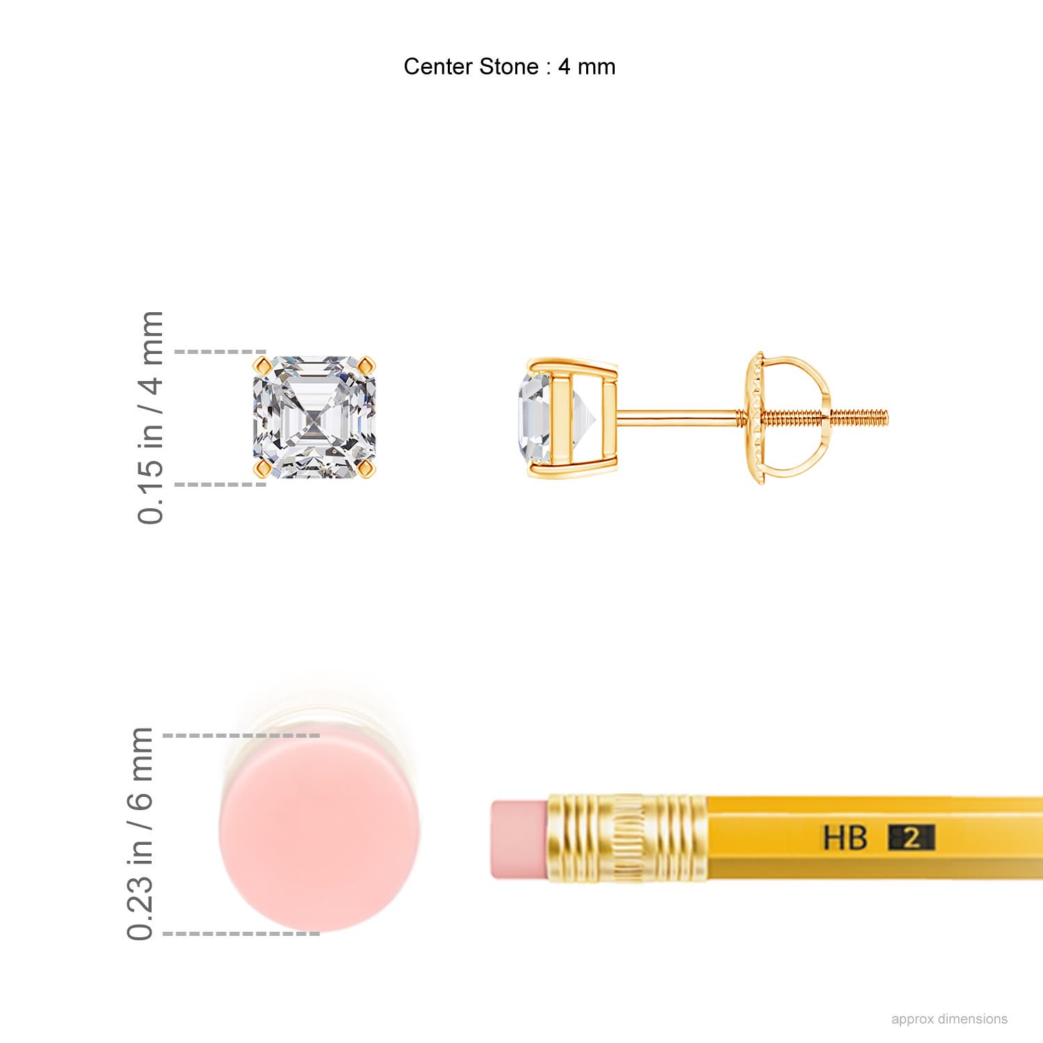 H, SI2 / 0.72 CT / 14 KT Yellow Gold