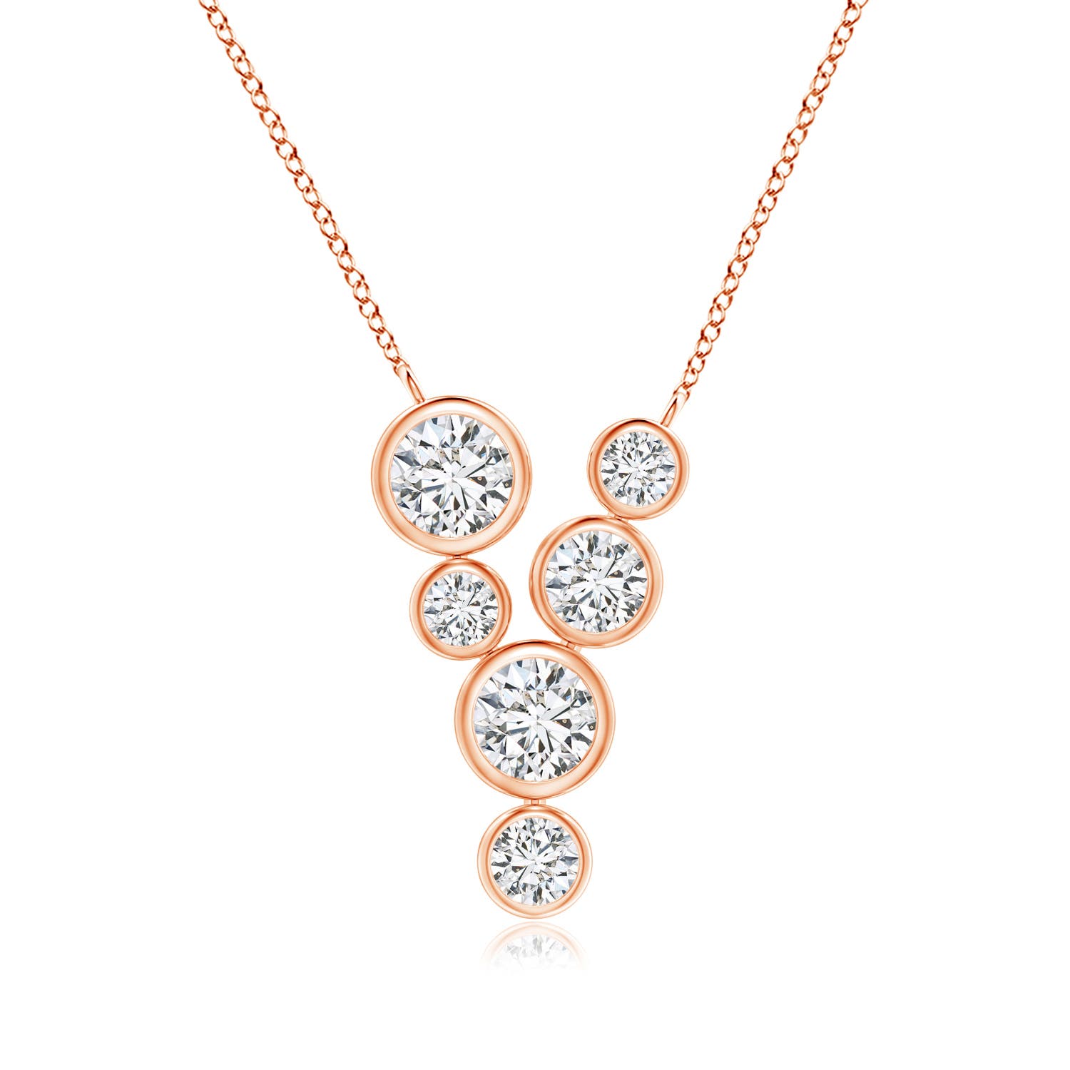 H, SI2 / 0.99 CT / 14 KT Rose Gold