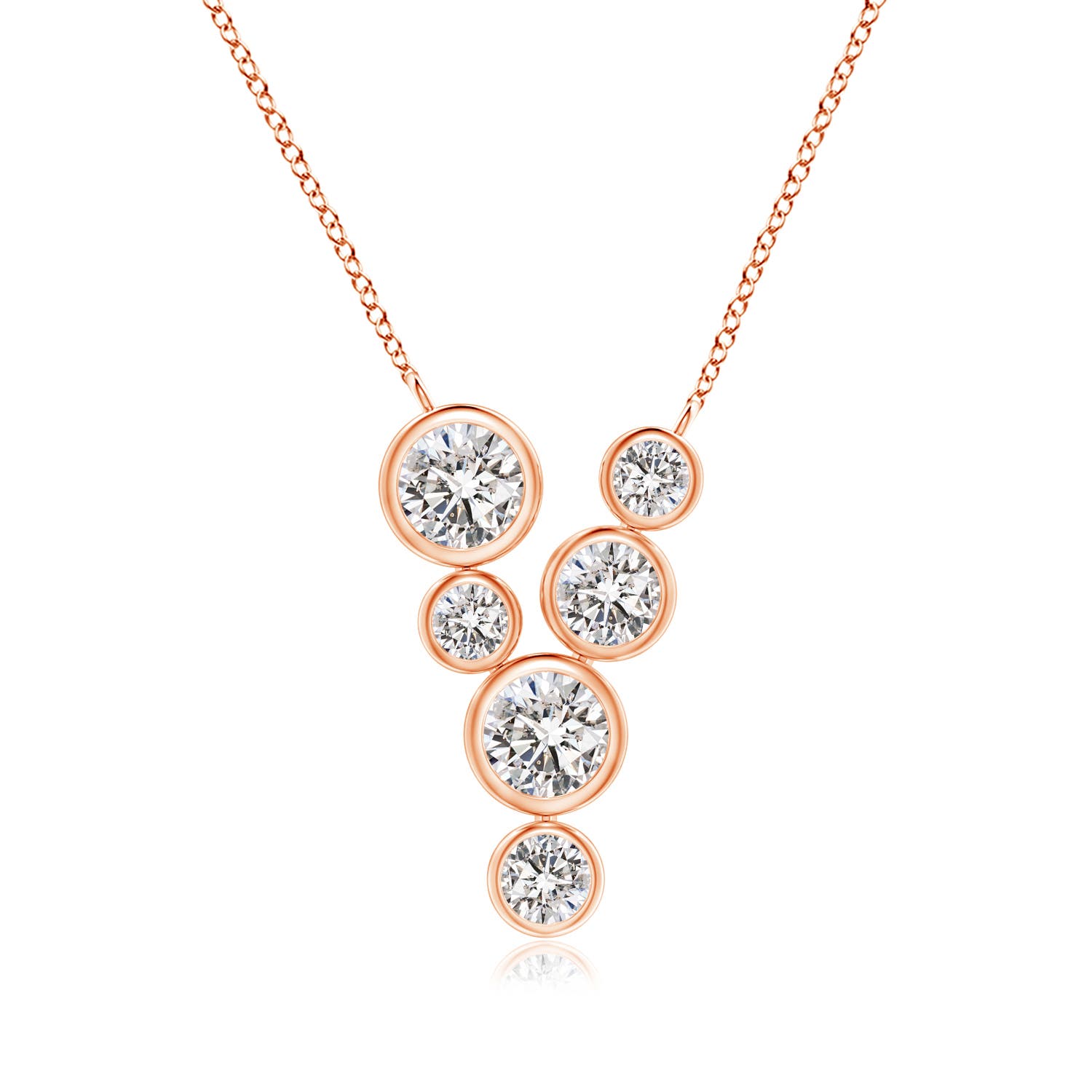 I-J, I1-I2 / 0.99 CT / 14 KT Rose Gold