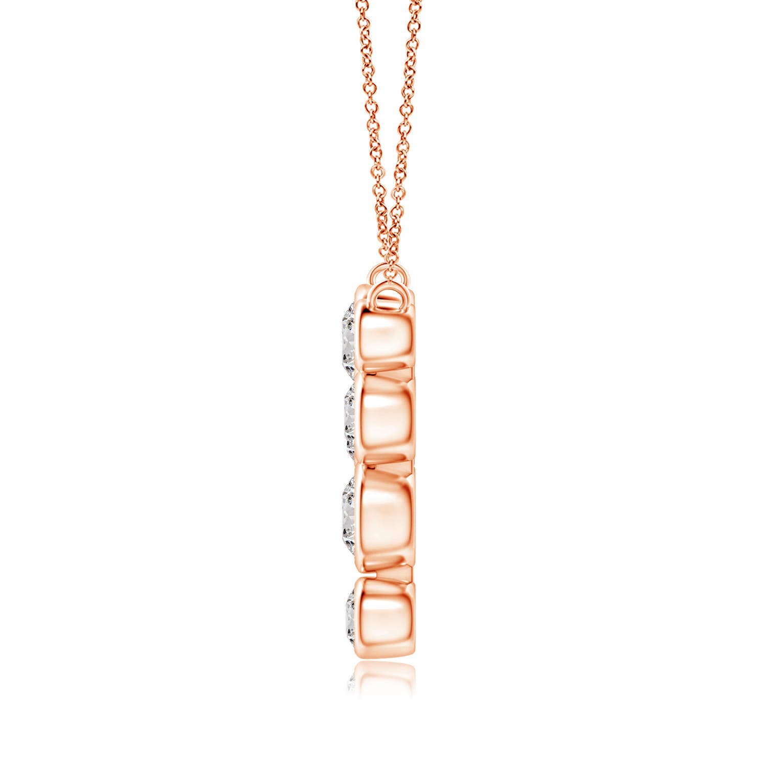 I-J, I1-I2 / 0.99 CT / 14 KT Rose Gold