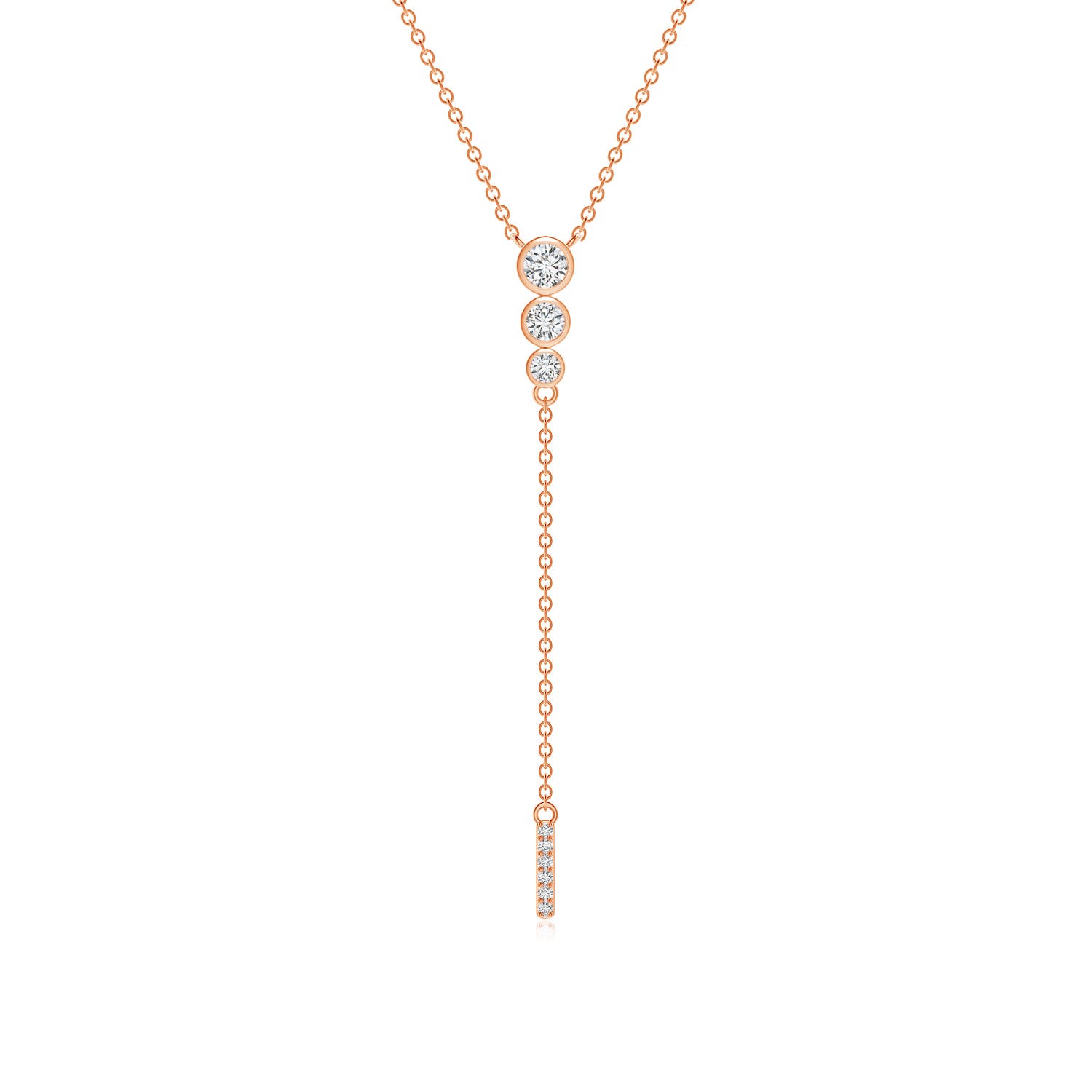 H, SI2 / 0.25 CT / 14 KT Rose Gold