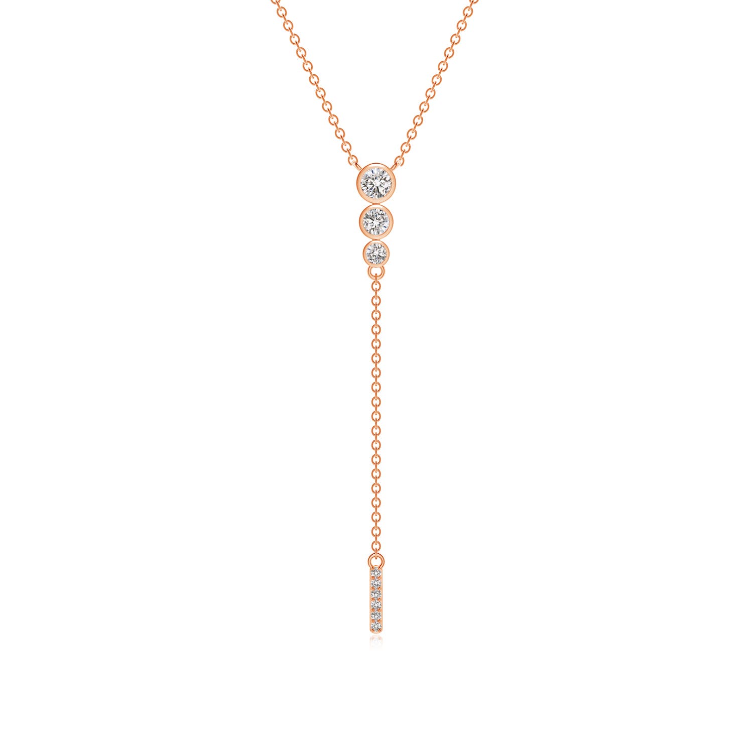 I-J, I1-I2 / 0.25 CT / 14 KT Rose Gold