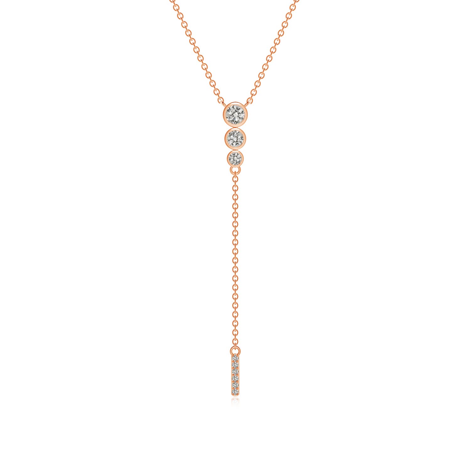 K, I3 / 0.25 CT / 14 KT Rose Gold