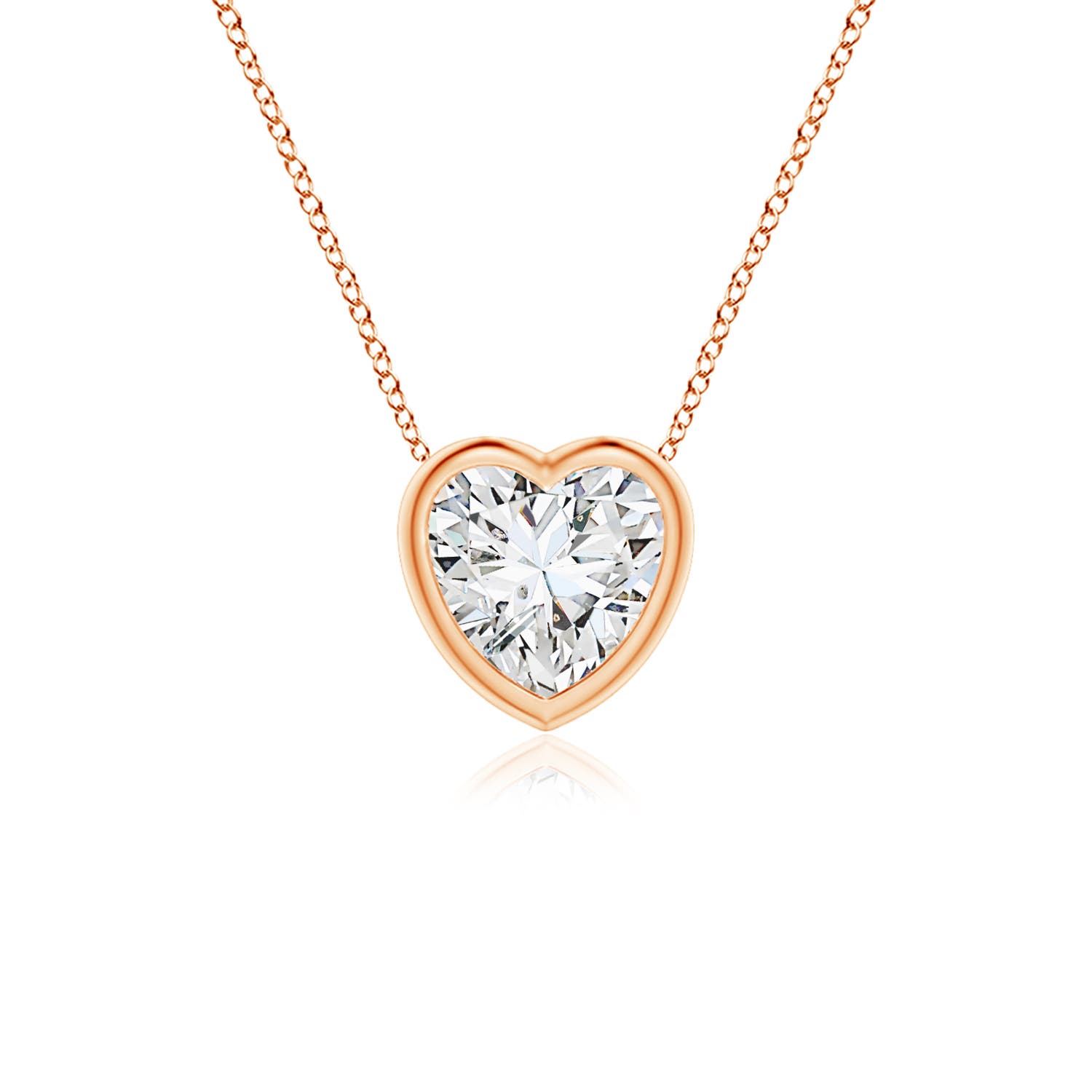 H, SI2 / 0.22 CT / 14 KT Rose Gold