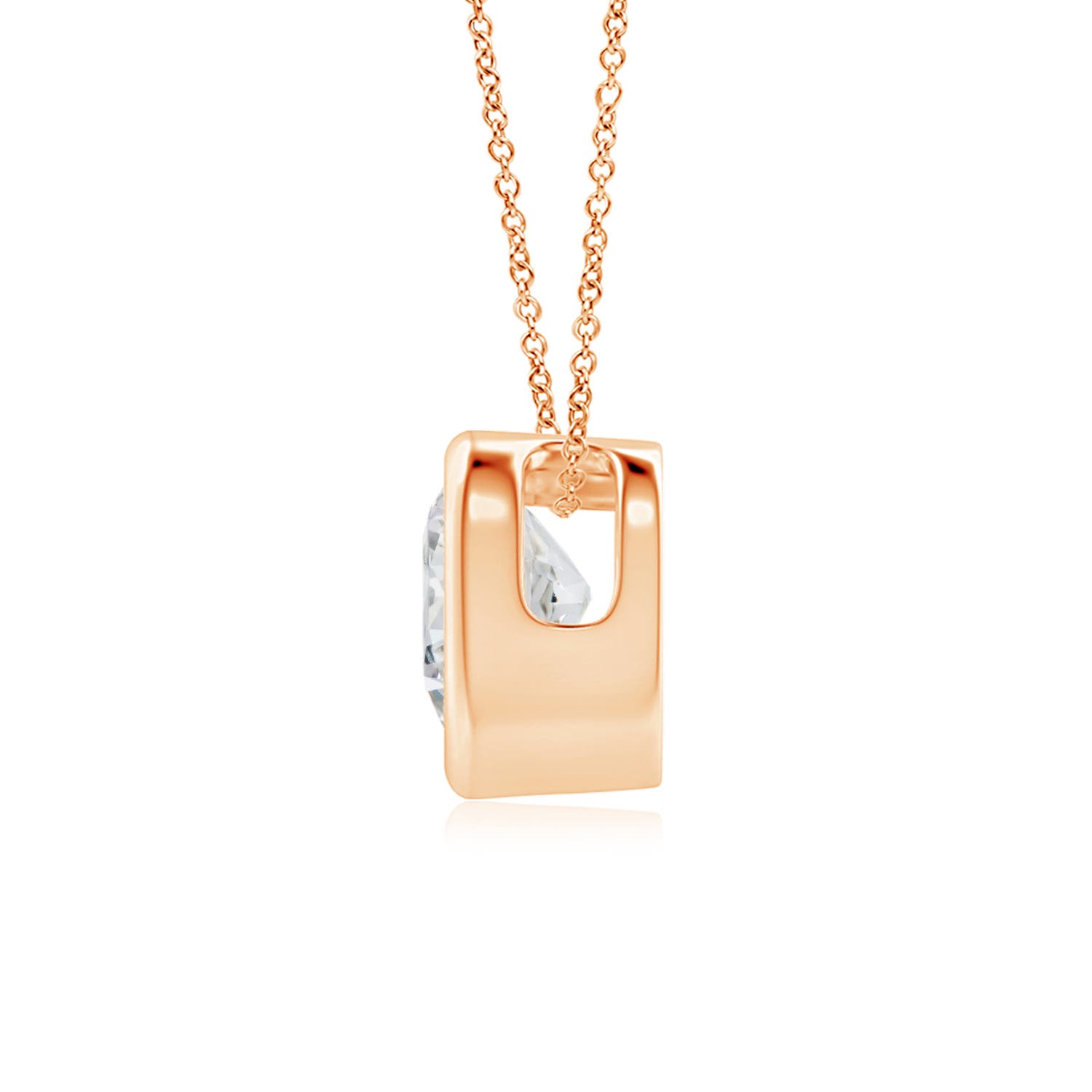 H, SI2 / 0.5 CT / 14 KT Rose Gold