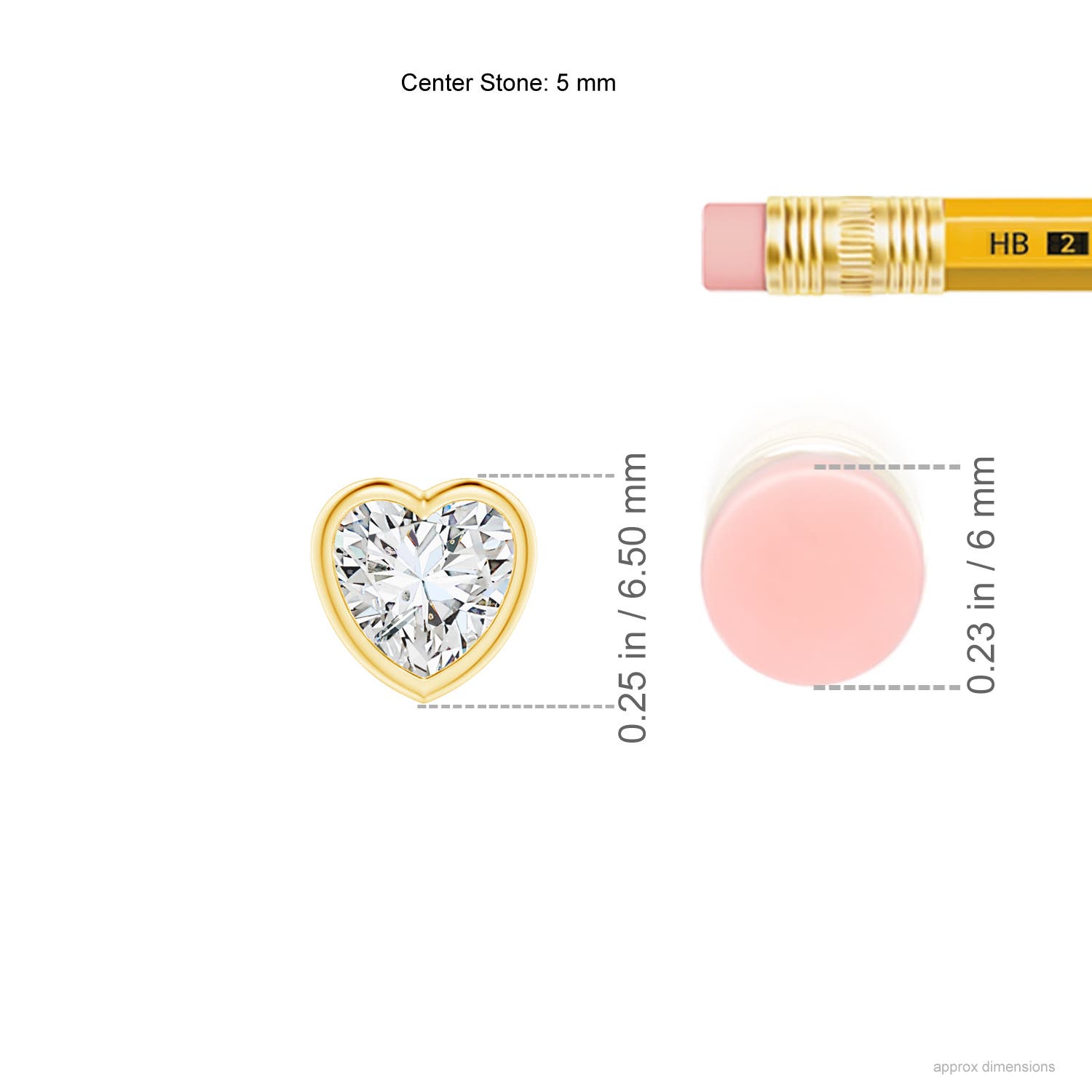 H, SI2 / 0.5 CT / 14 KT Yellow Gold