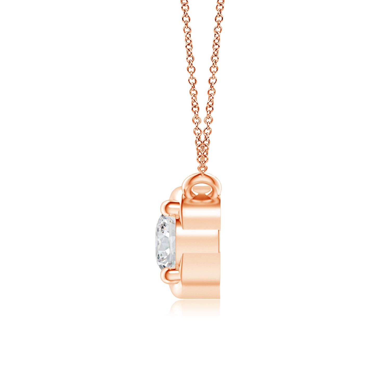 H, SI2 / 0.5 CT / 14 KT Rose Gold