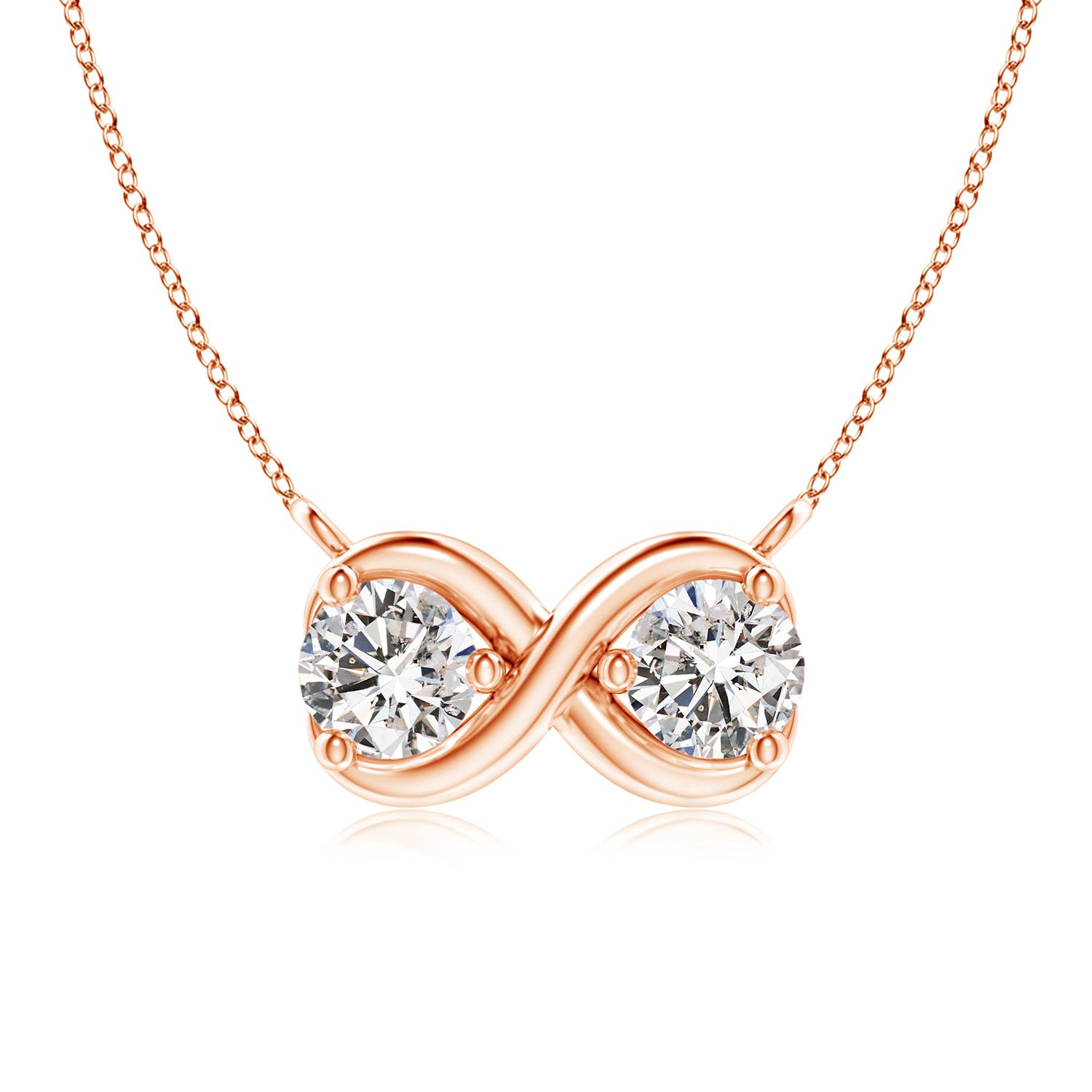 I-J, I1-I2 / 0.35 CT / 14 KT Rose Gold