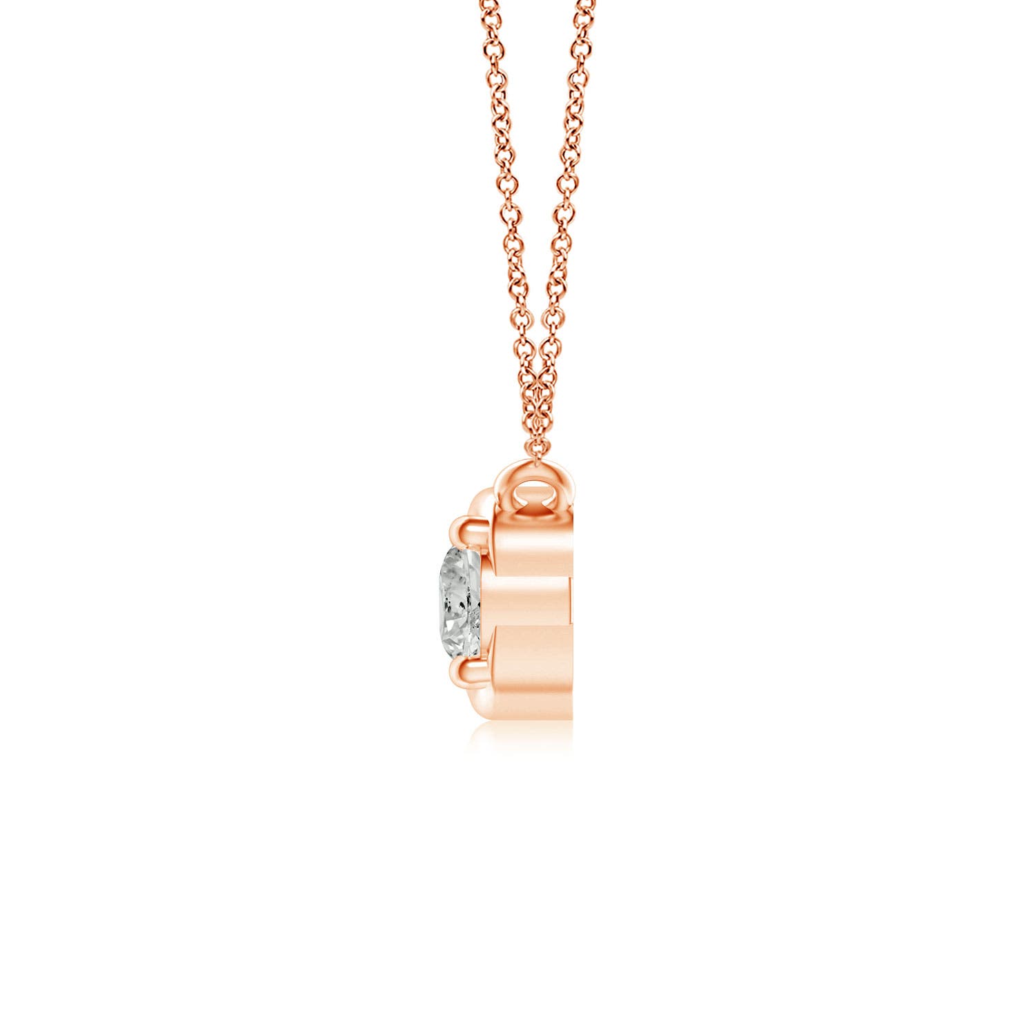 K, I3 / 0.25 CT / 14 KT Rose Gold