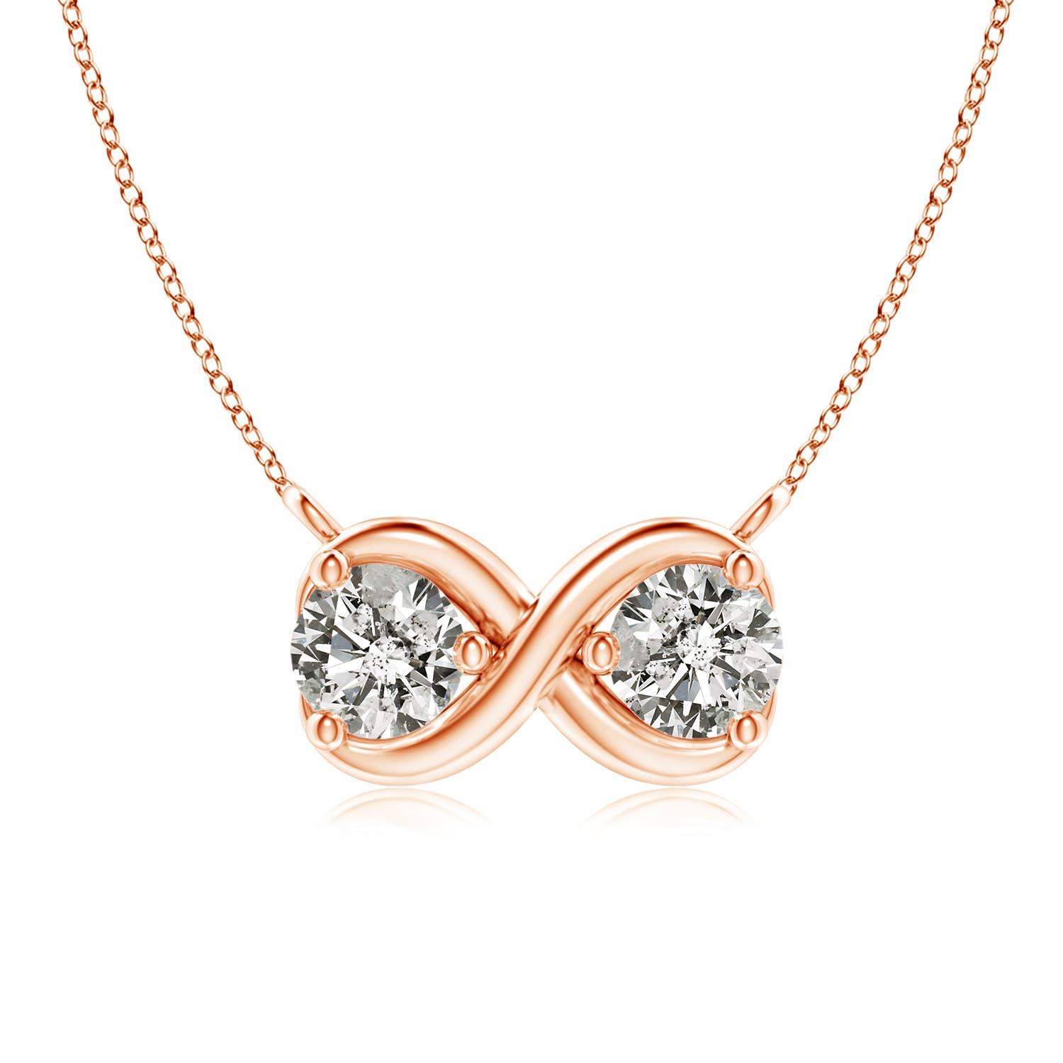 K, I3 / 0.35 CT / 14 KT Rose Gold