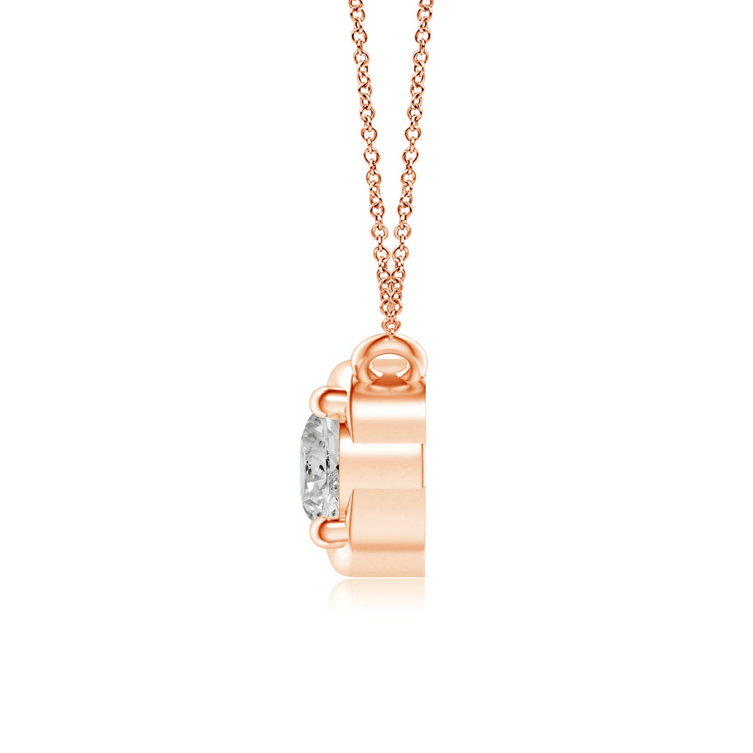 K, I3 / 0.5 CT / 14 KT Rose Gold