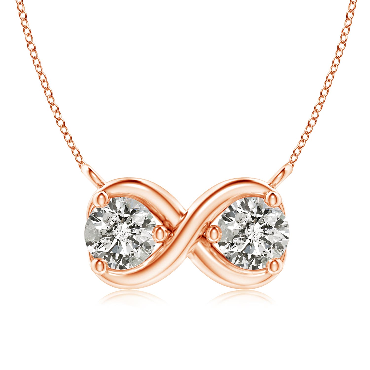 K, I3 / 0.6 CT / 14 KT Rose Gold