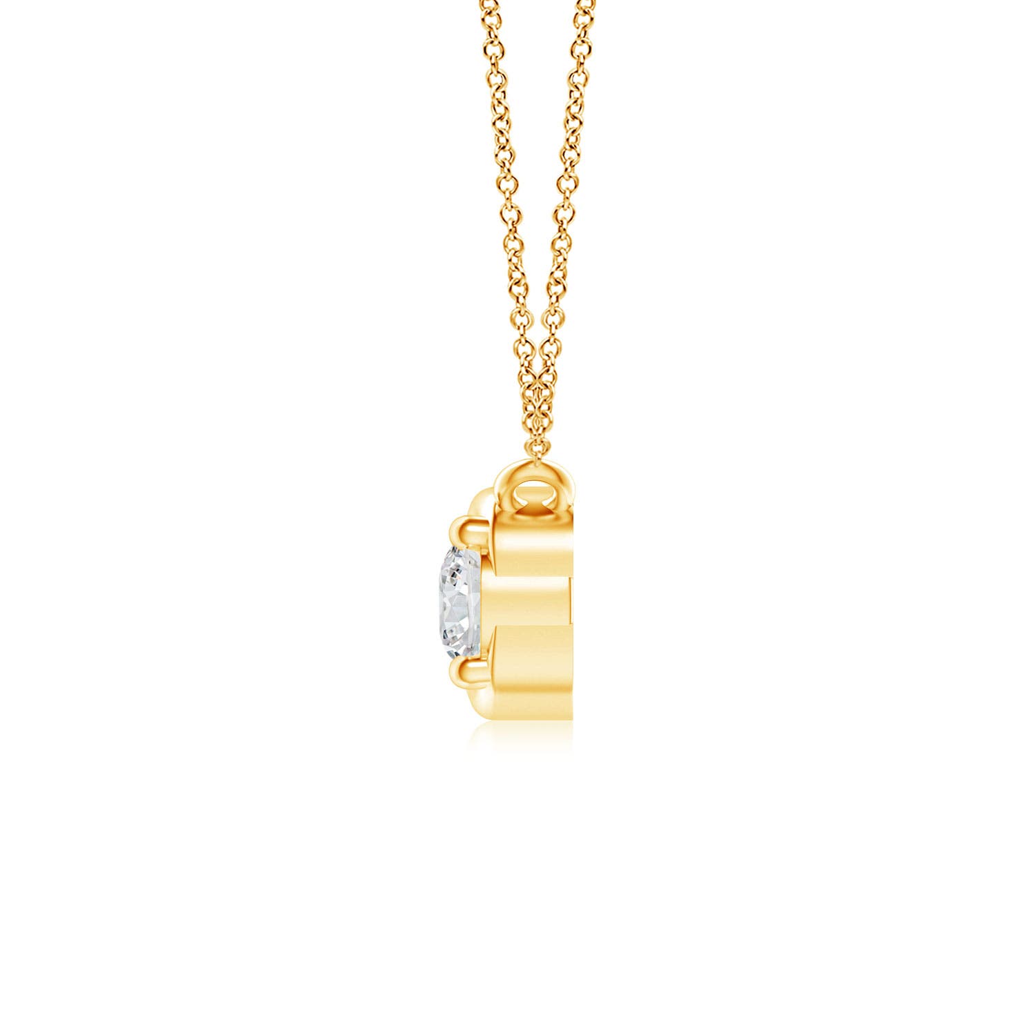 H, SI2 / 0.25 CT / 14 KT Yellow Gold