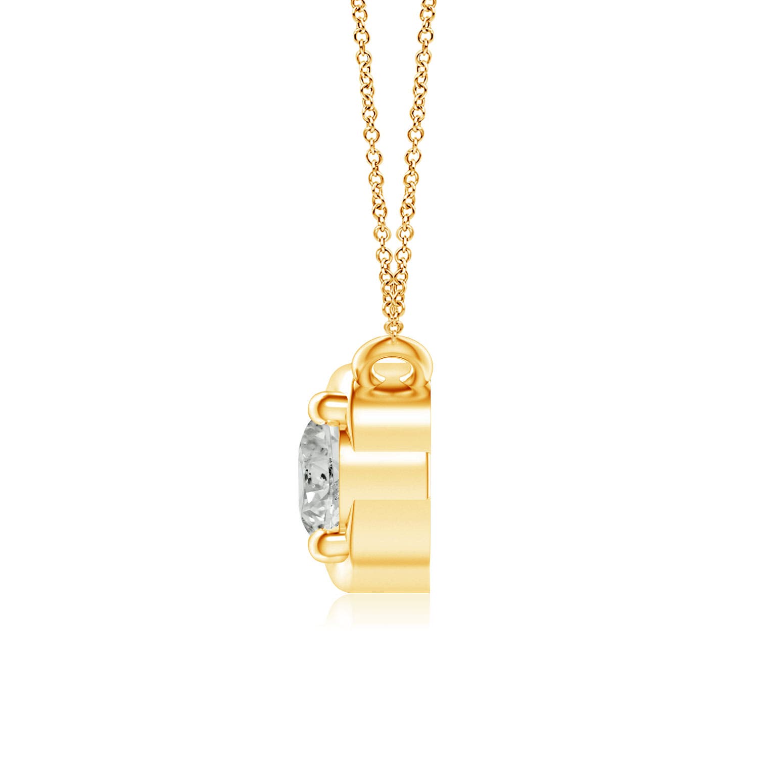 K, I3 / 0.6 CT / 14 KT Yellow Gold