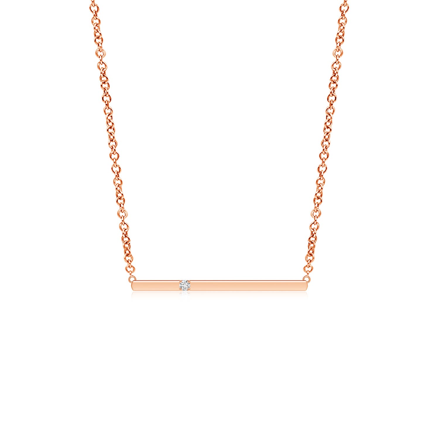 H, SI2 / 0.02 CT / 14 KT Rose Gold