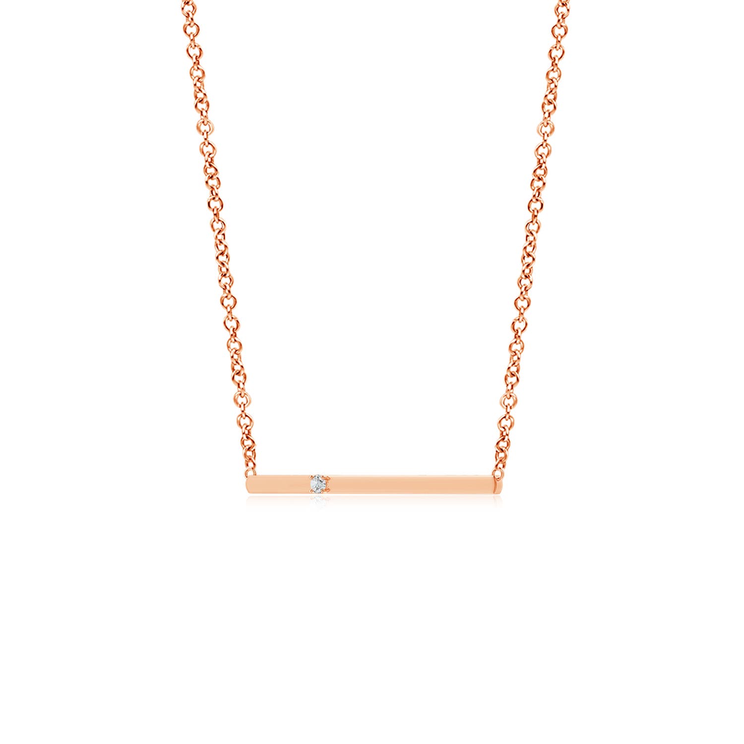 H, SI2 / 0.02 CT / 14 KT Rose Gold