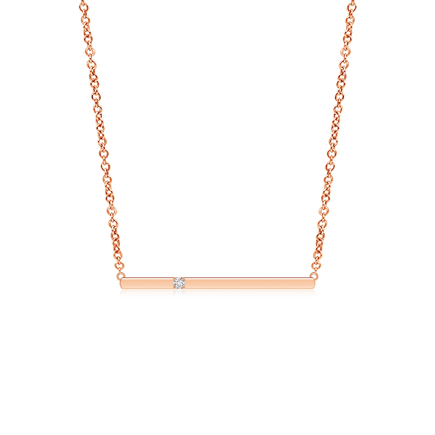 H, SI2 / 0.03 CT / 14 KT Rose Gold