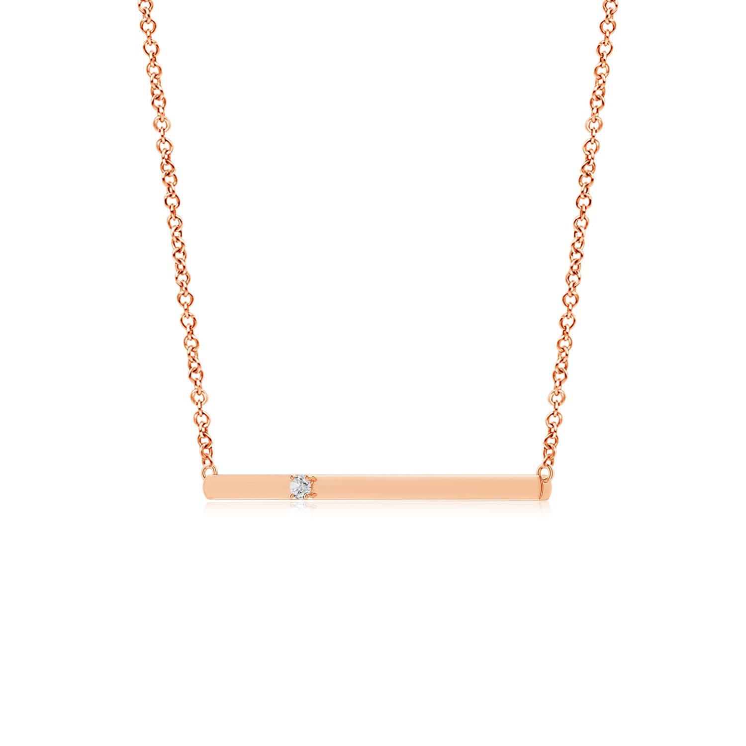 H, SI2 / 0.05 CT / 14 KT Rose Gold