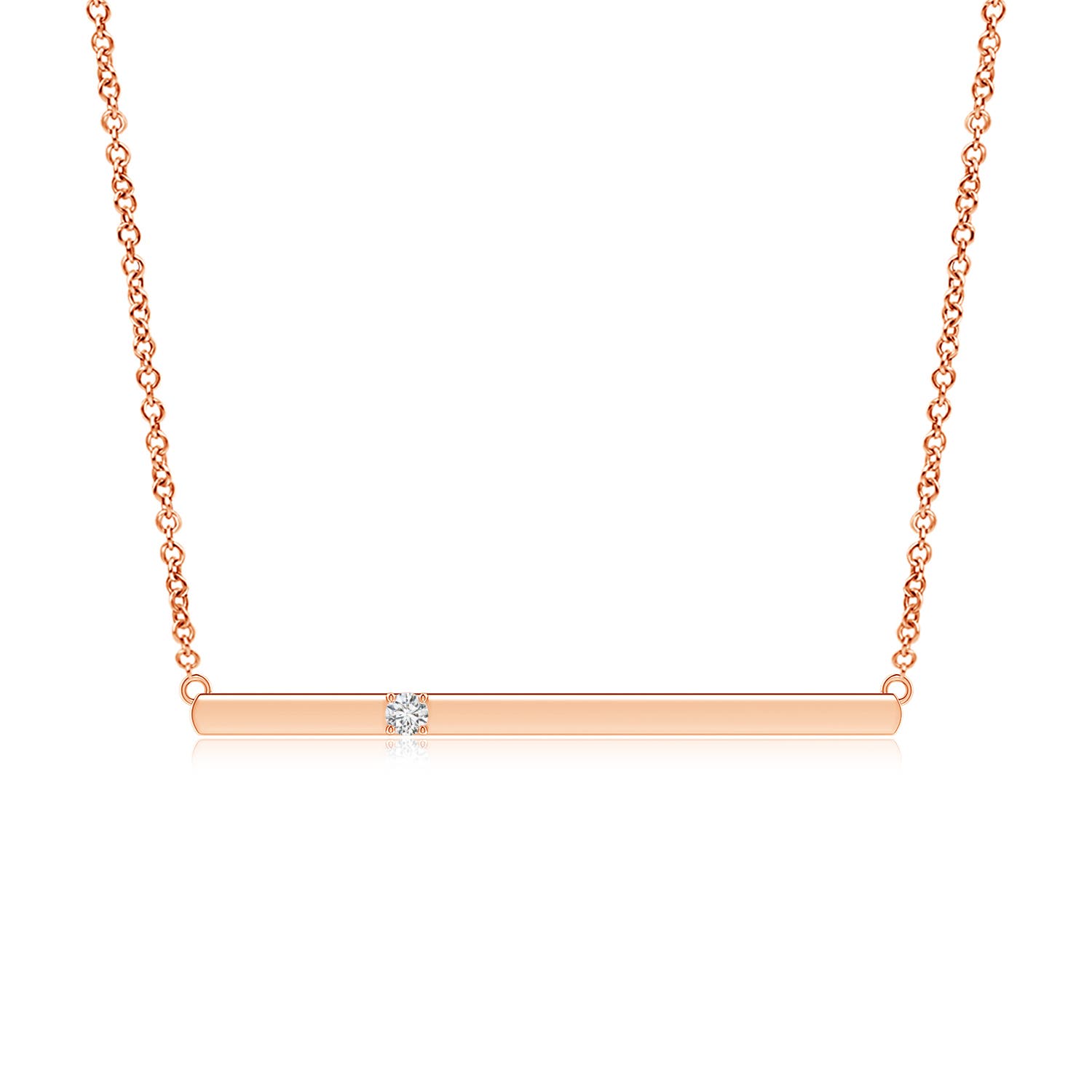 H, SI2 / 0.09 CT / 14 KT Rose Gold