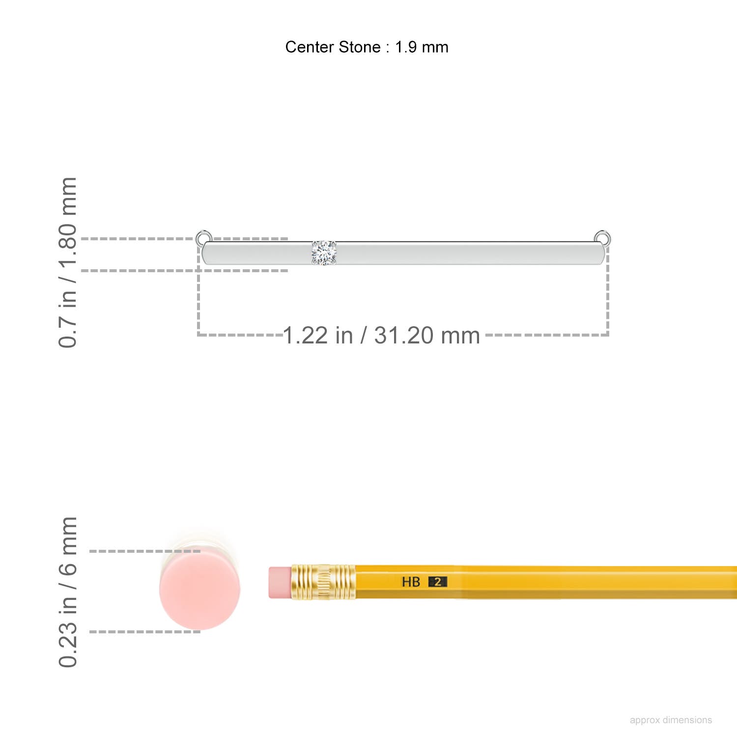 G, VS2 / 0.03 CT / 14 KT White Gold