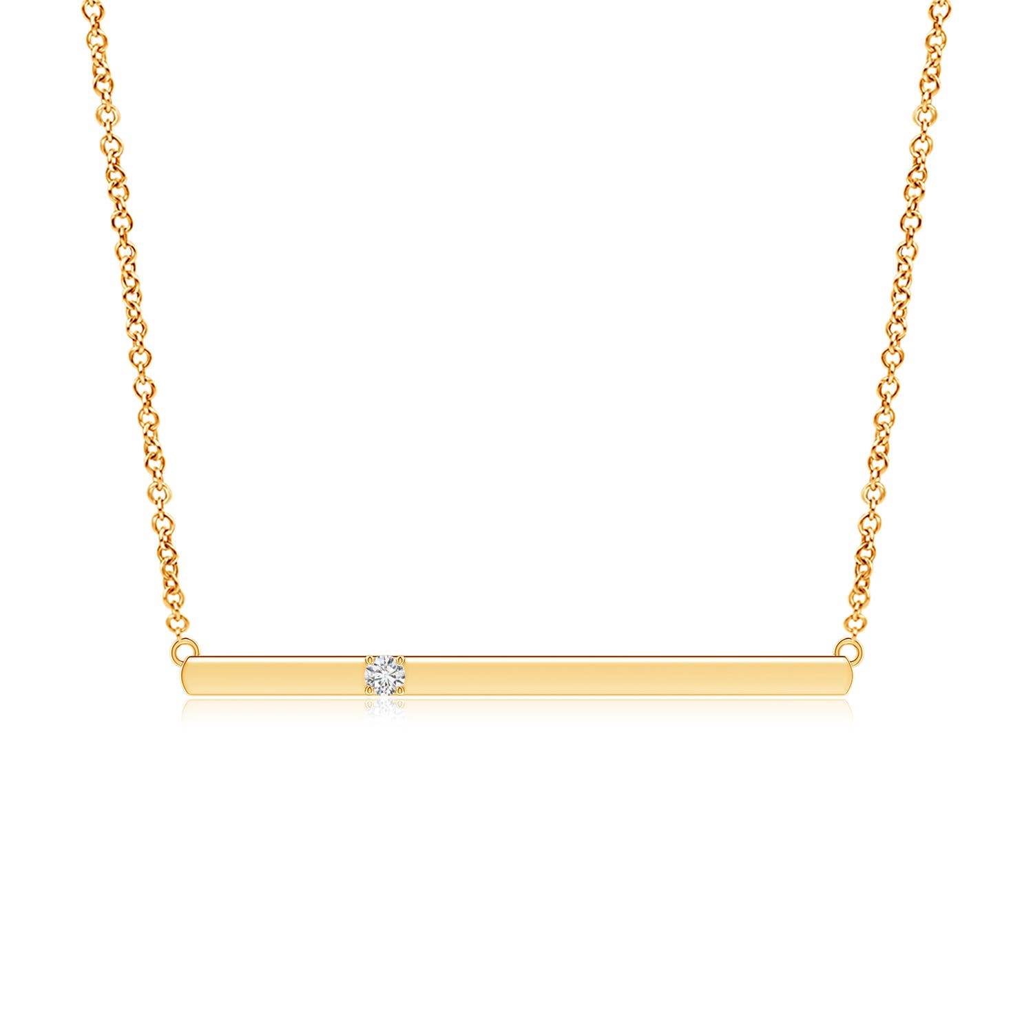 H, SI2 / 0.09 CT / 14 KT Yellow Gold