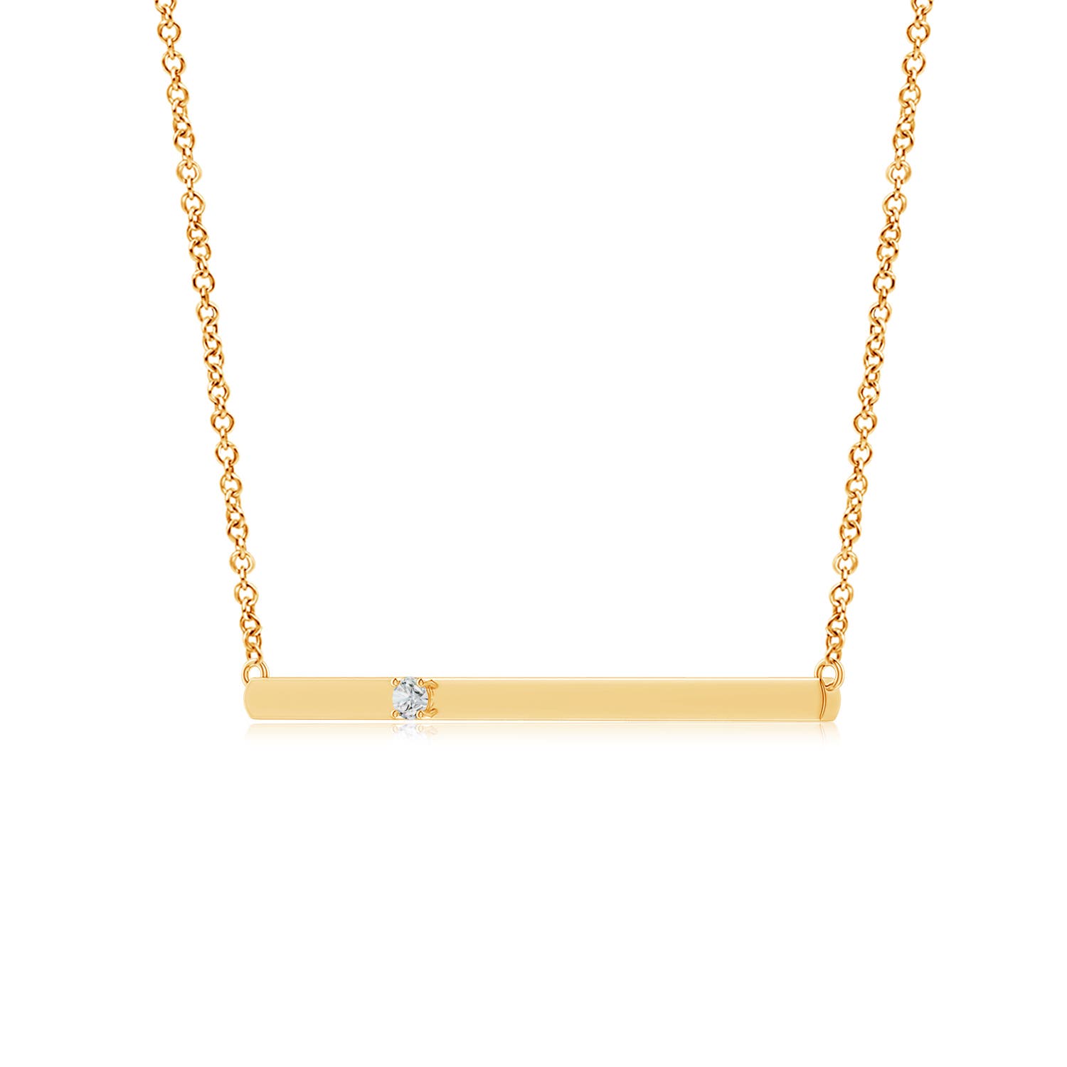 H, SI2 / 0.09 CT / 14 KT Yellow Gold