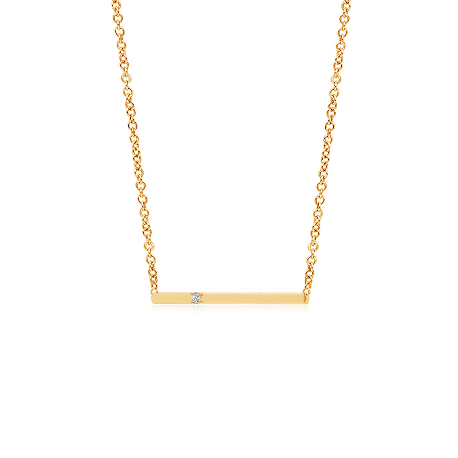 I-J, I1-I2 / 0.02 CT / 14 KT Yellow Gold