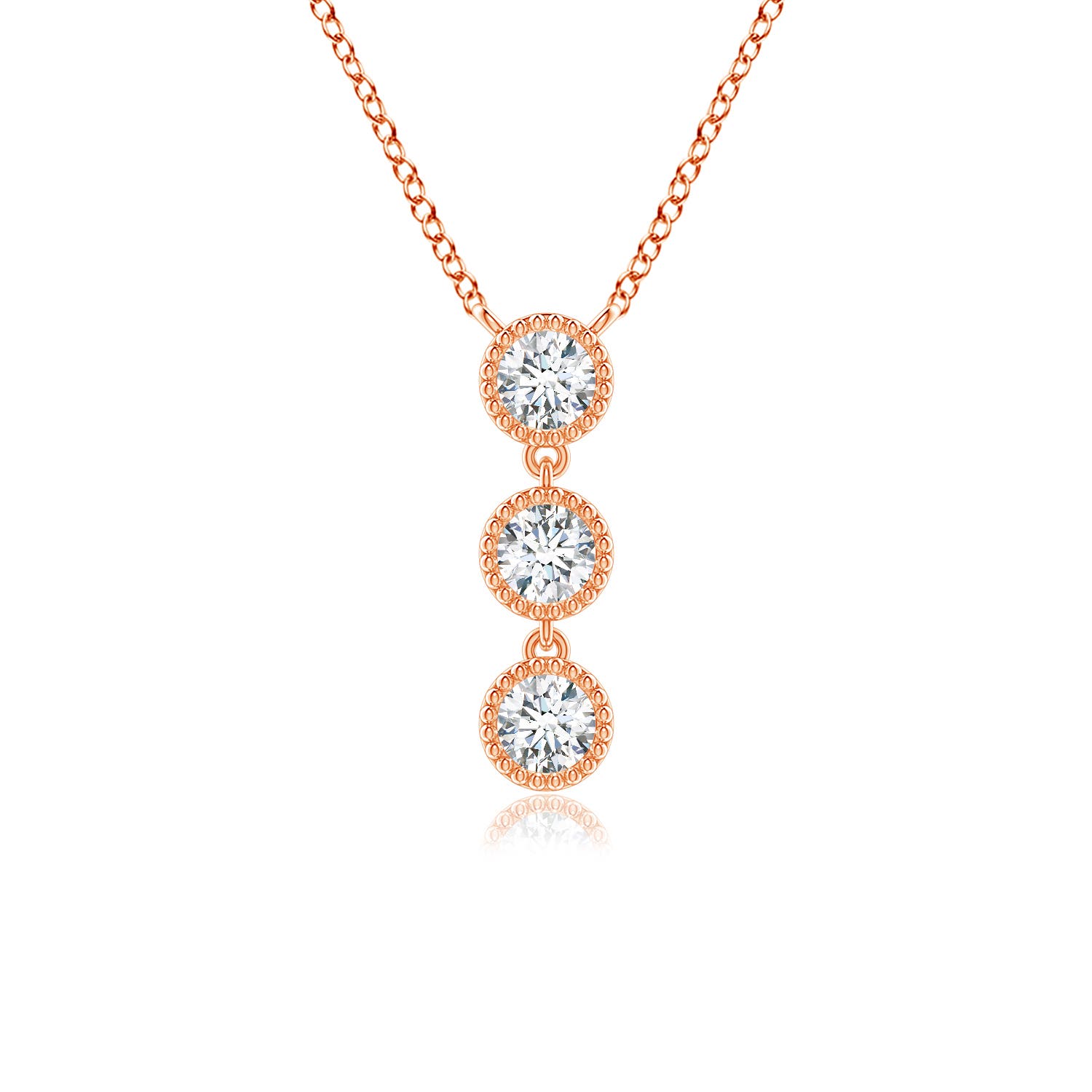 G, VS2 / 0.41 CT / 14 KT Rose Gold