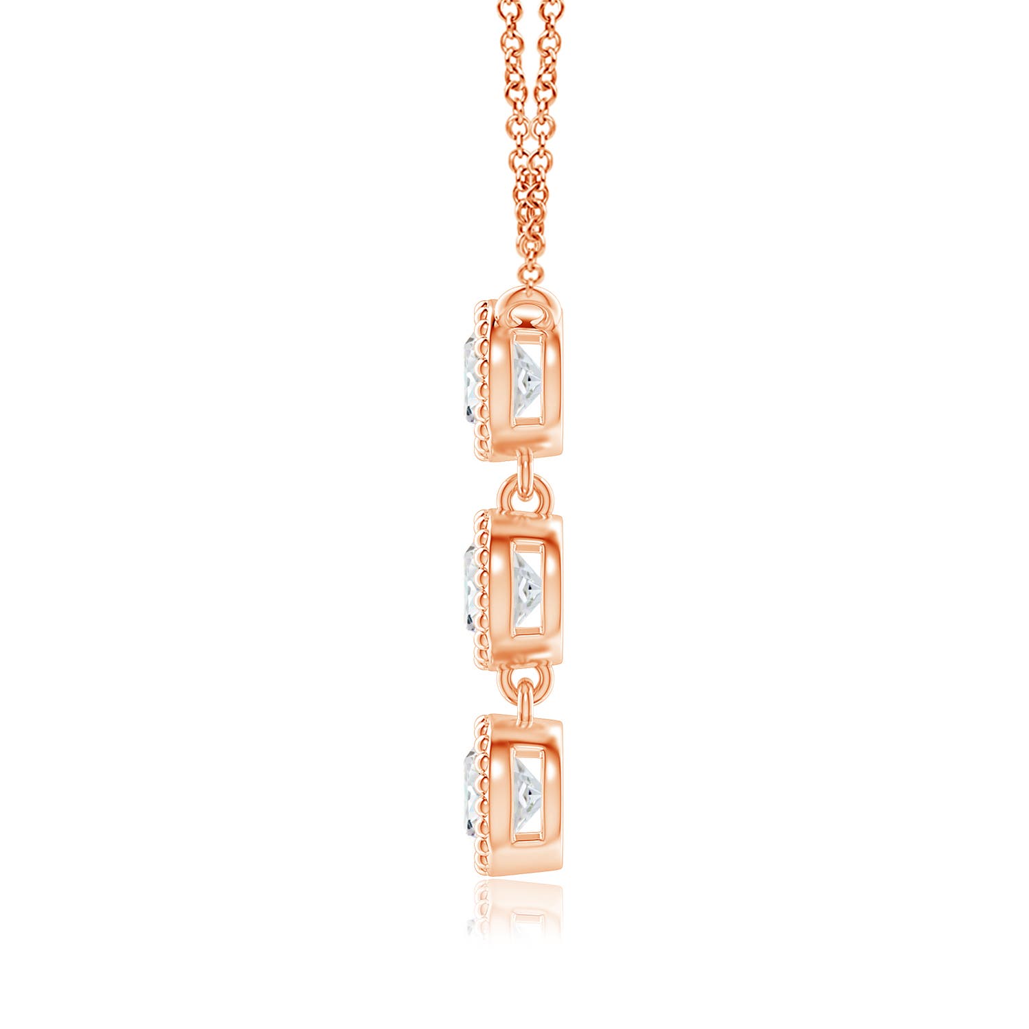 G, VS2 / 0.75 CT / 14 KT Rose Gold