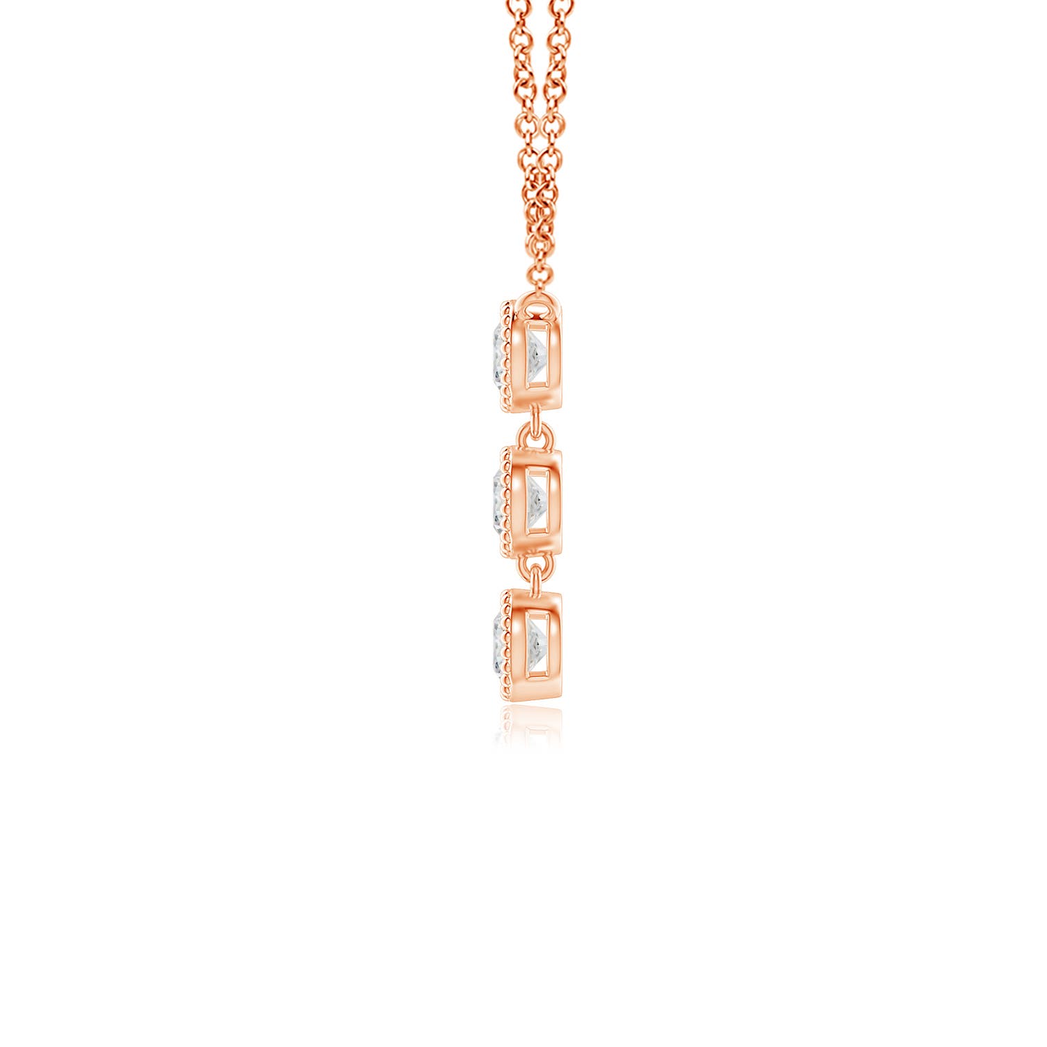 H, SI2 / 0.26 CT / 14 KT Rose Gold