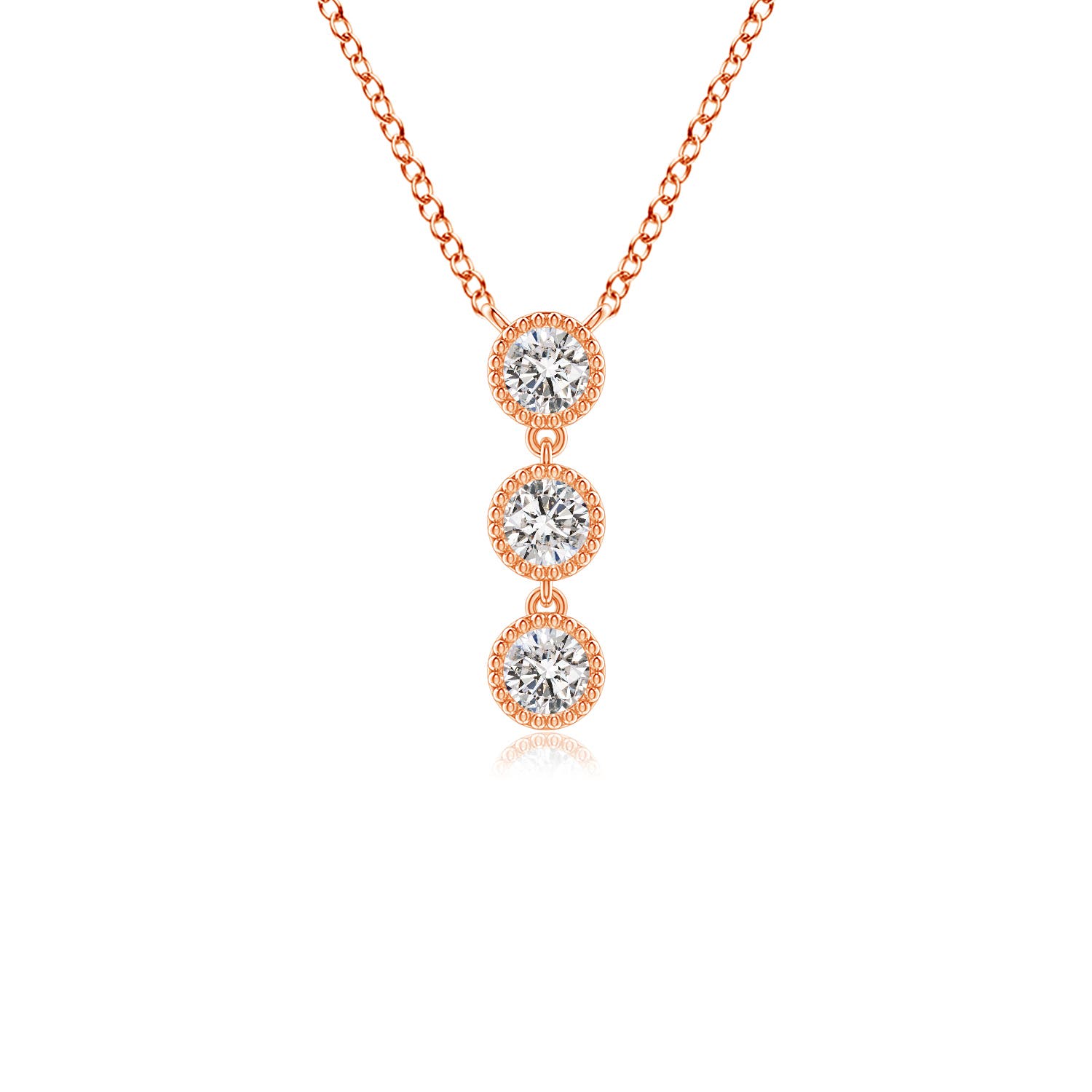 I-J, I1-I2 / 0.26 CT / 14 KT Rose Gold