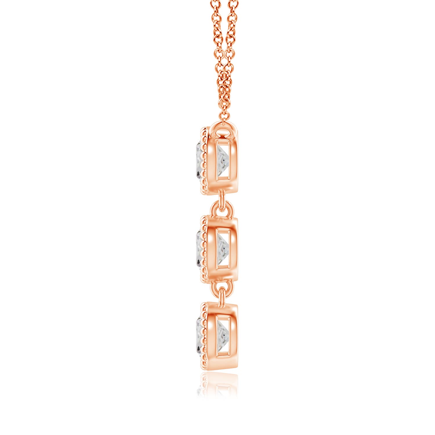 I-J, I1-I2 / 0.75 CT / 14 KT Rose Gold