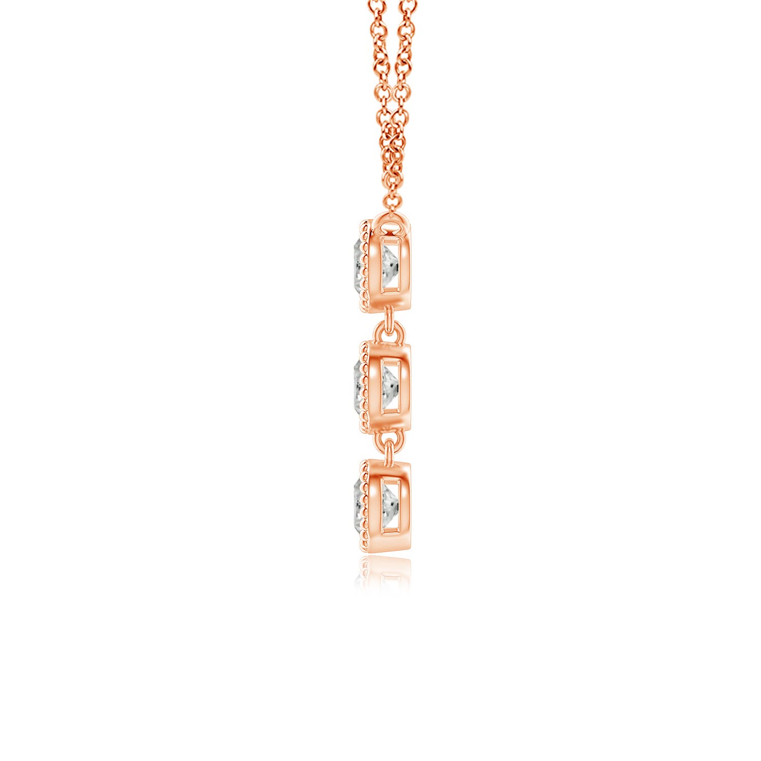 K, I3 / 0.41 CT / 14 KT Rose Gold