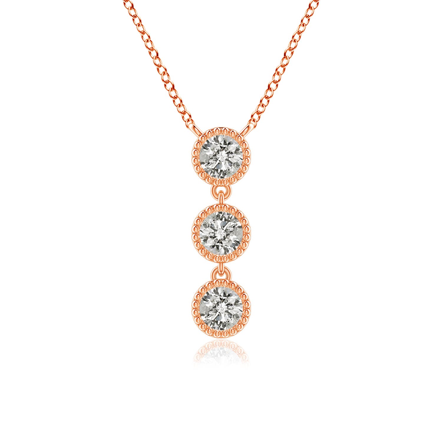 K, I3 / 0.51 CT / 14 KT Rose Gold