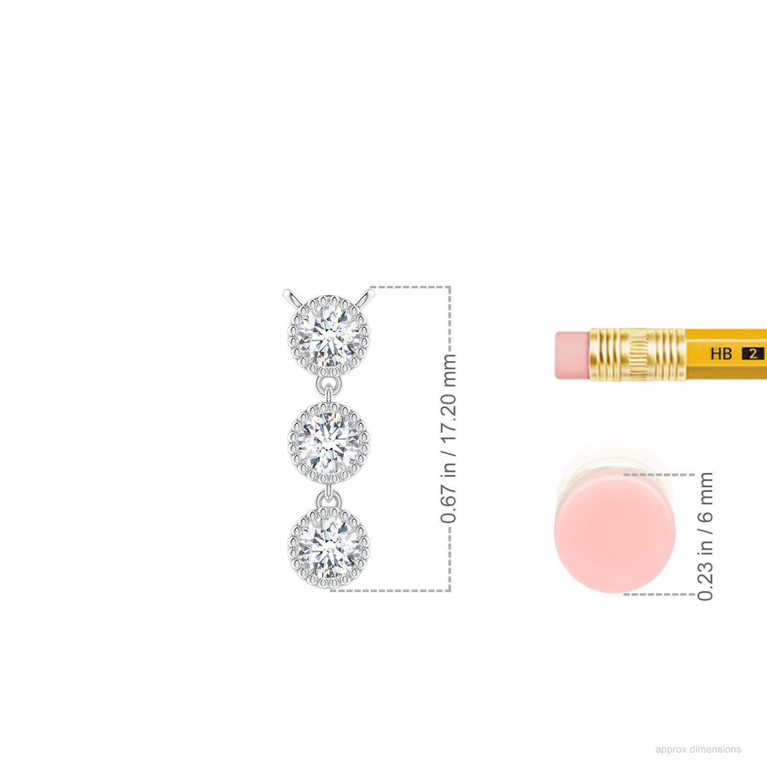 G, VS2 / 0.41 CT / 14 KT White Gold