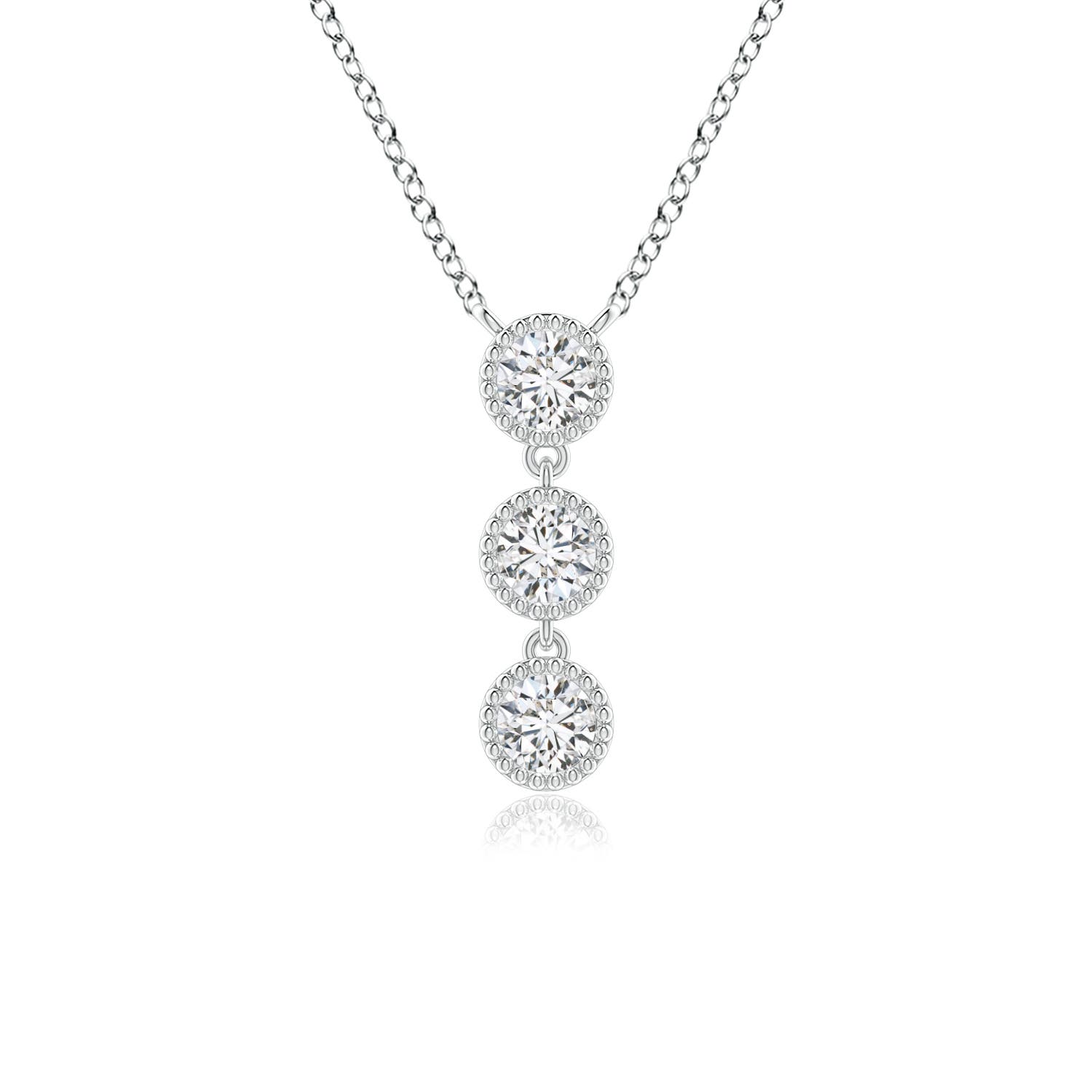 H, SI2 / 0.41 CT / 14 KT White Gold